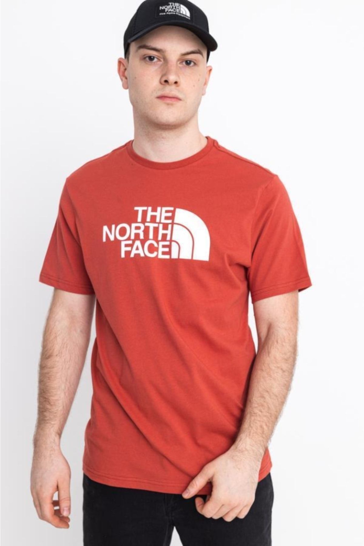 The North Face M S/s Easy Teetamdori Spice Red Erkek Kısa Kollu Tişört