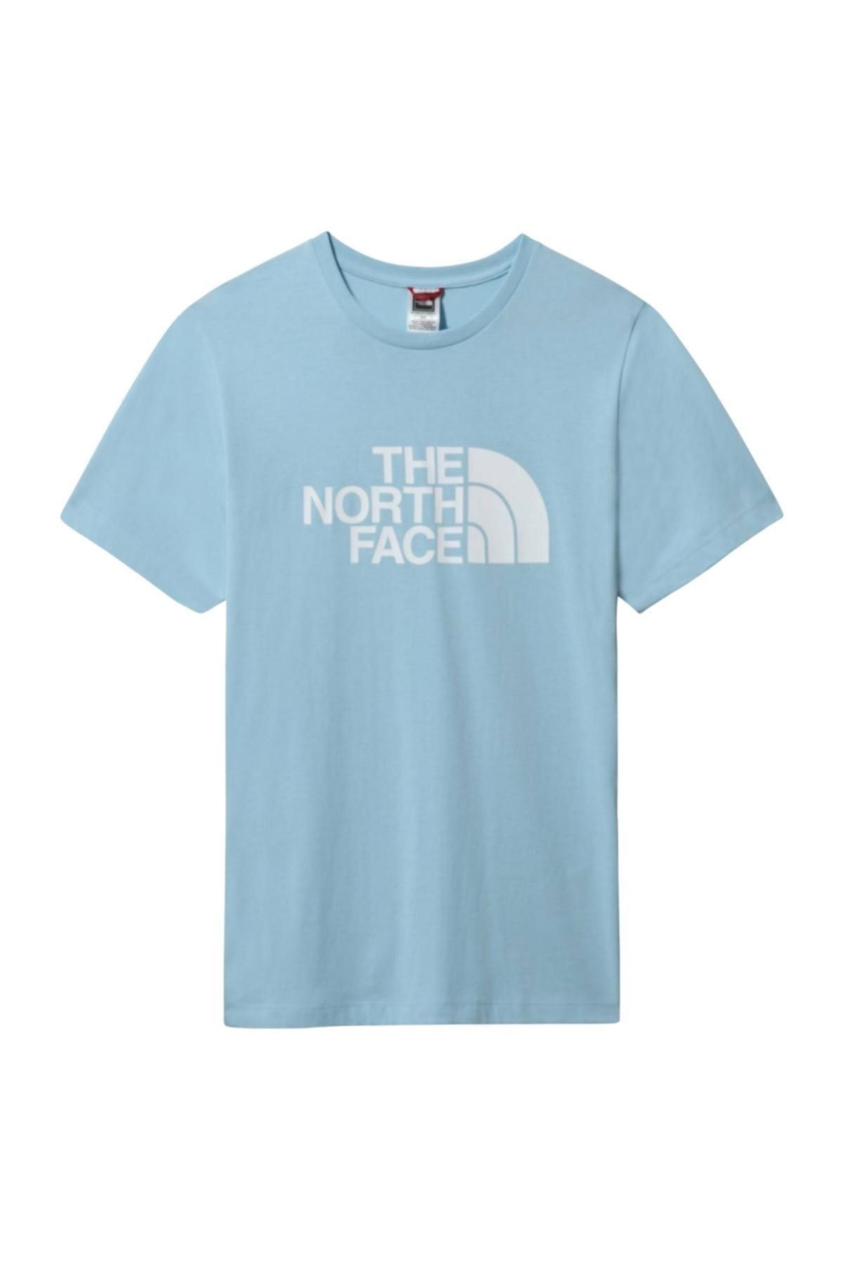 The North Face Nf0a4t1q W S/s Easy Tee Mavi Kadın T-shirt