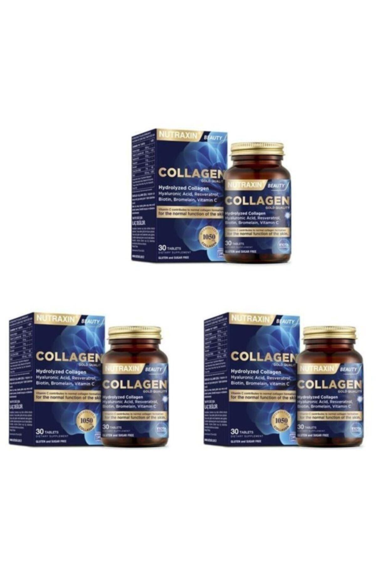 Nutraxin Beauty Gold Collagen 30 Tablet X 3 Adet