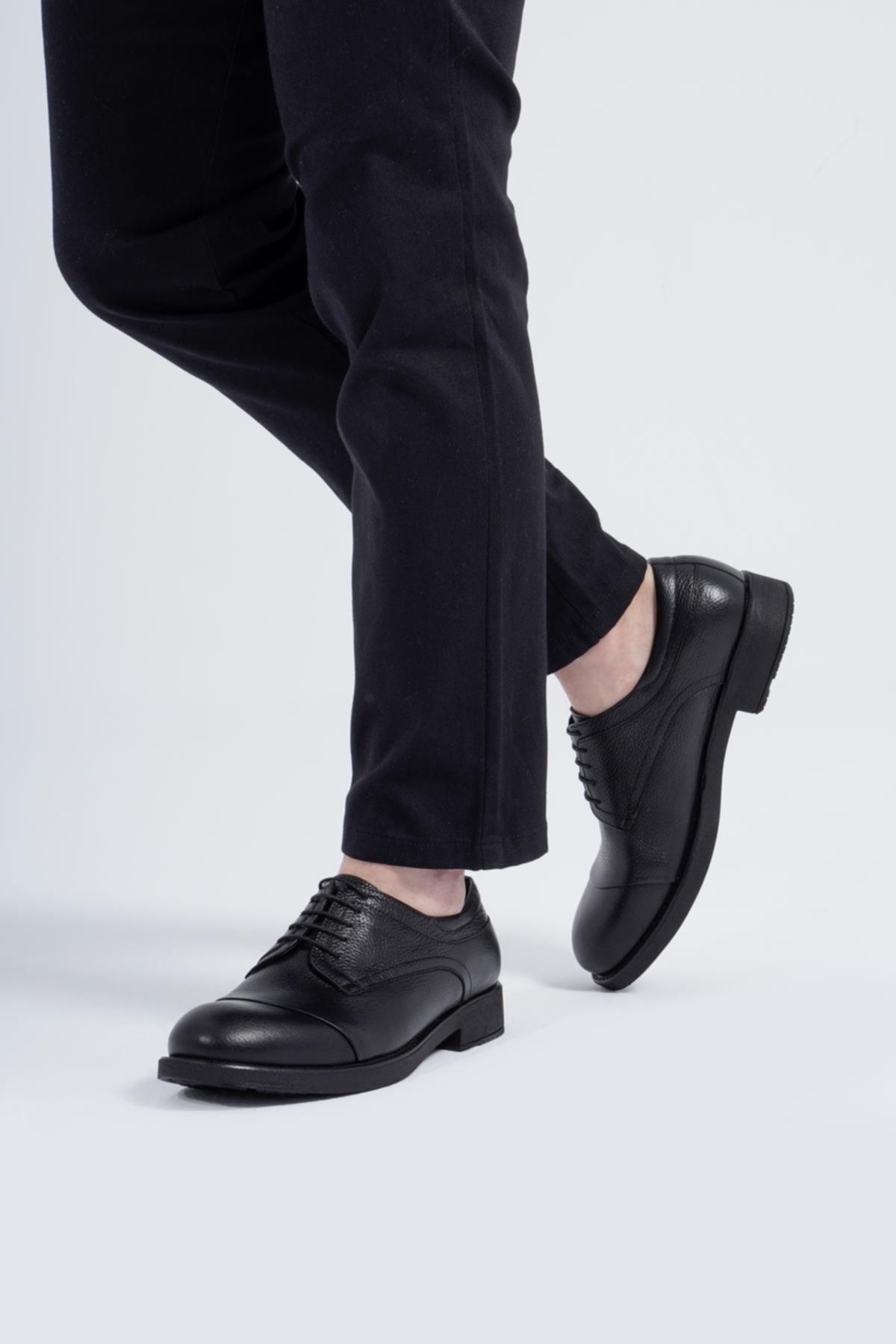 CZ London Hakiki Deri Erkek Klasik Ayakkabı Rahat Taban Bağcıklı