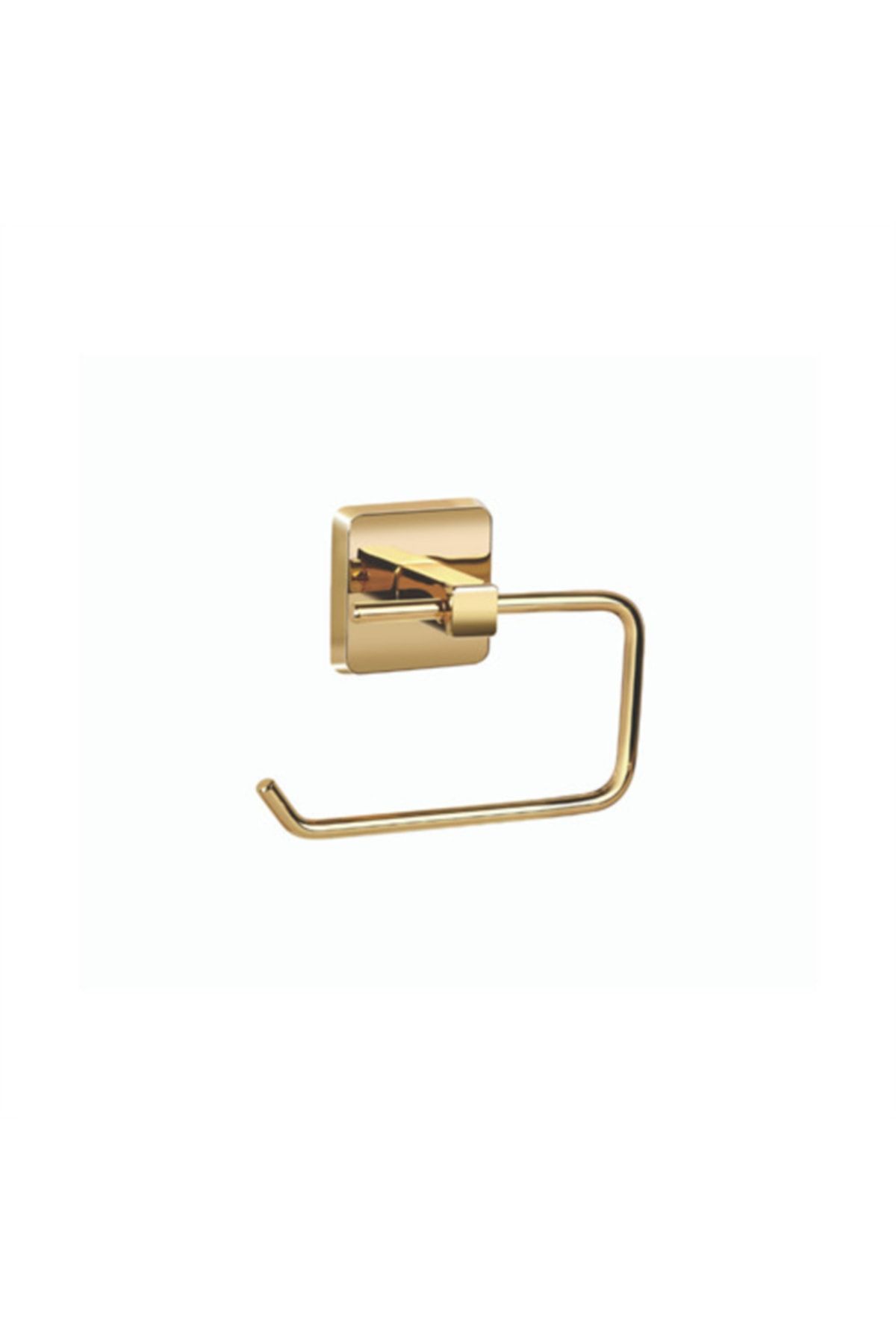Milet (kare Lüx Gold) Açık Tuvalet Kağıtlığı (altın) Mlg37009-k