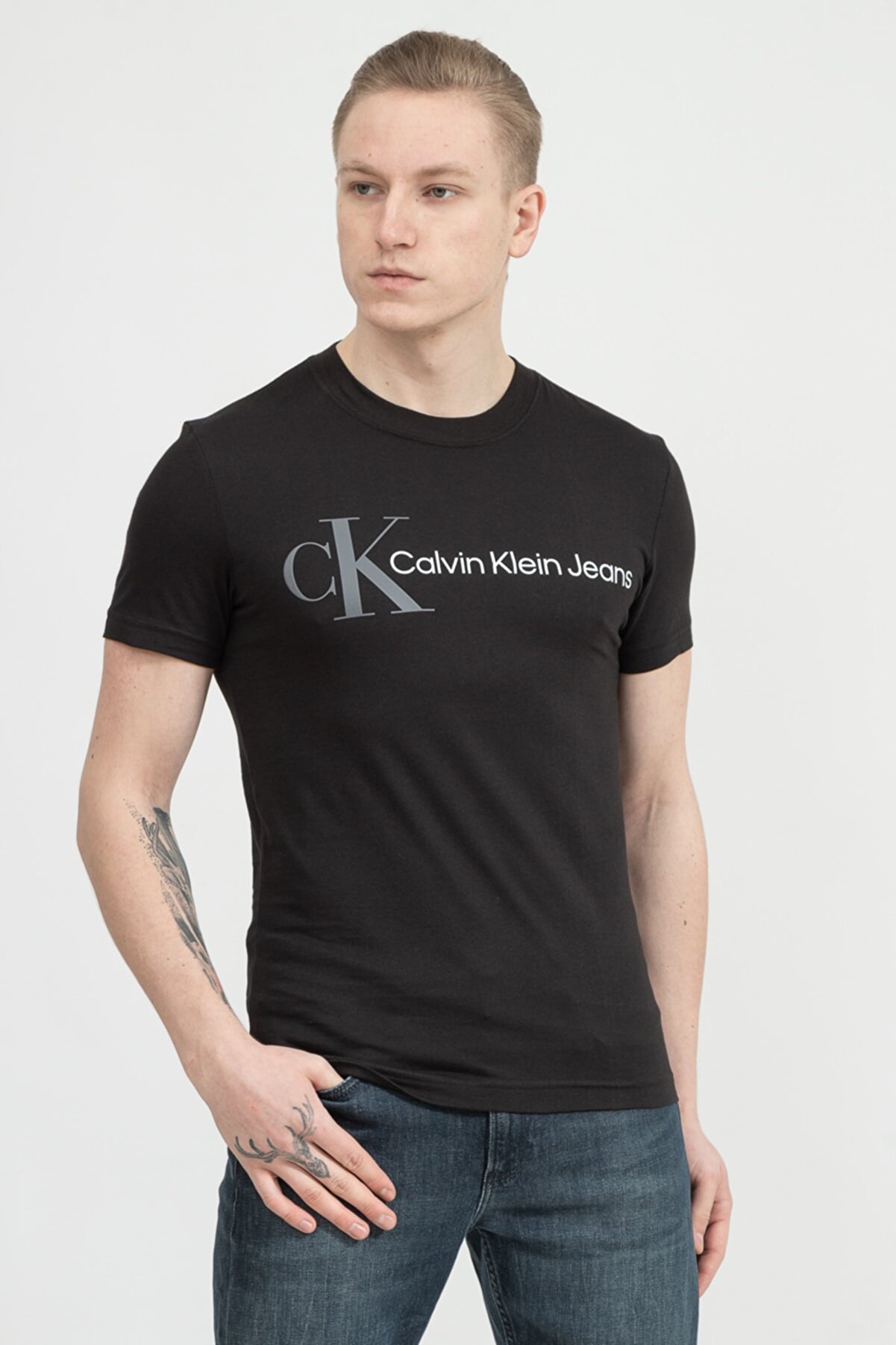 Calvin Klein Urban Ck Graphic Tee Erkek Bisiklet Yaka T-shirtj30j319717