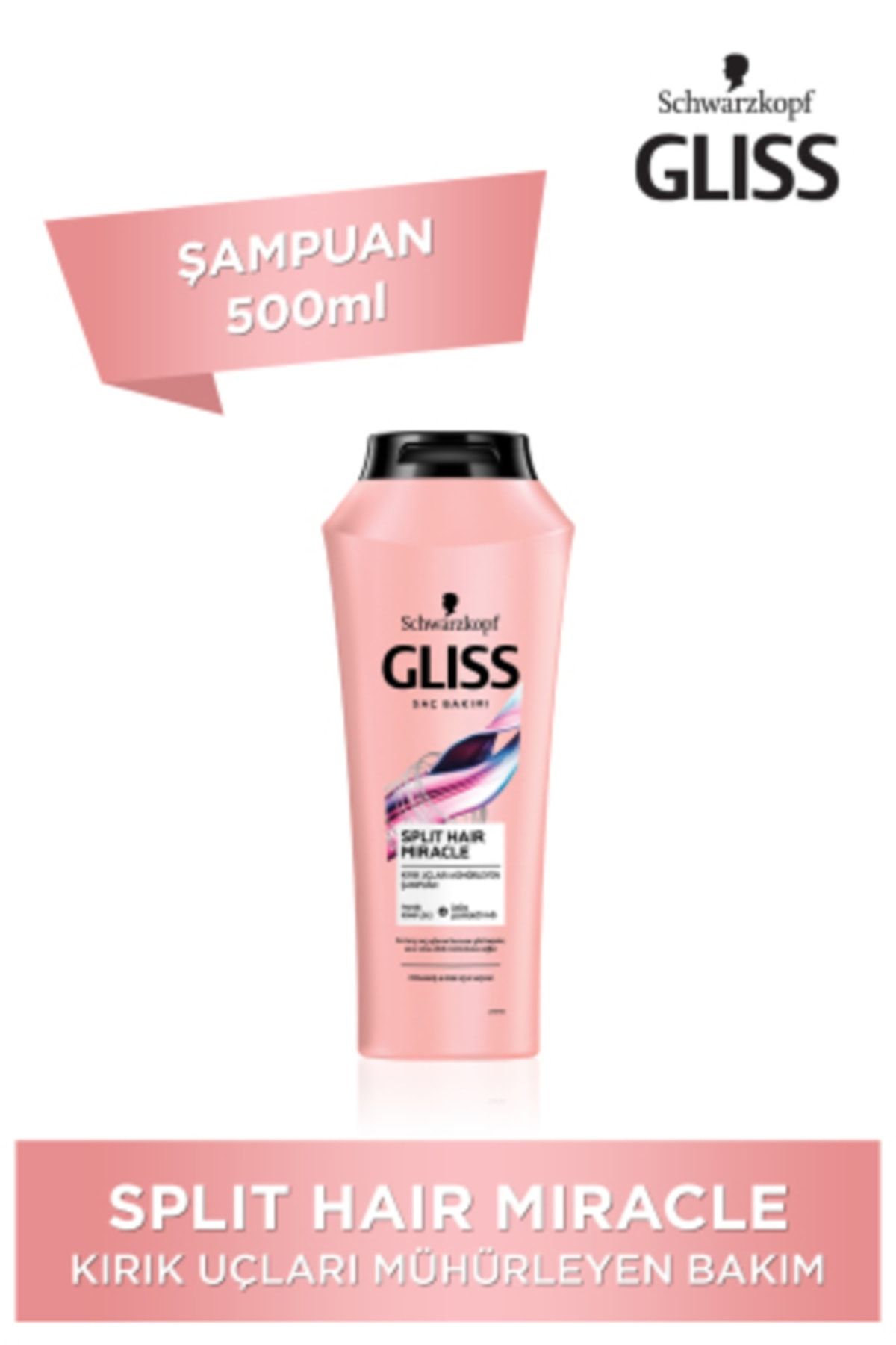 Gliss Schwarzkopf Glıss Splıt Haır Mıracle Şampuan 500 Ml