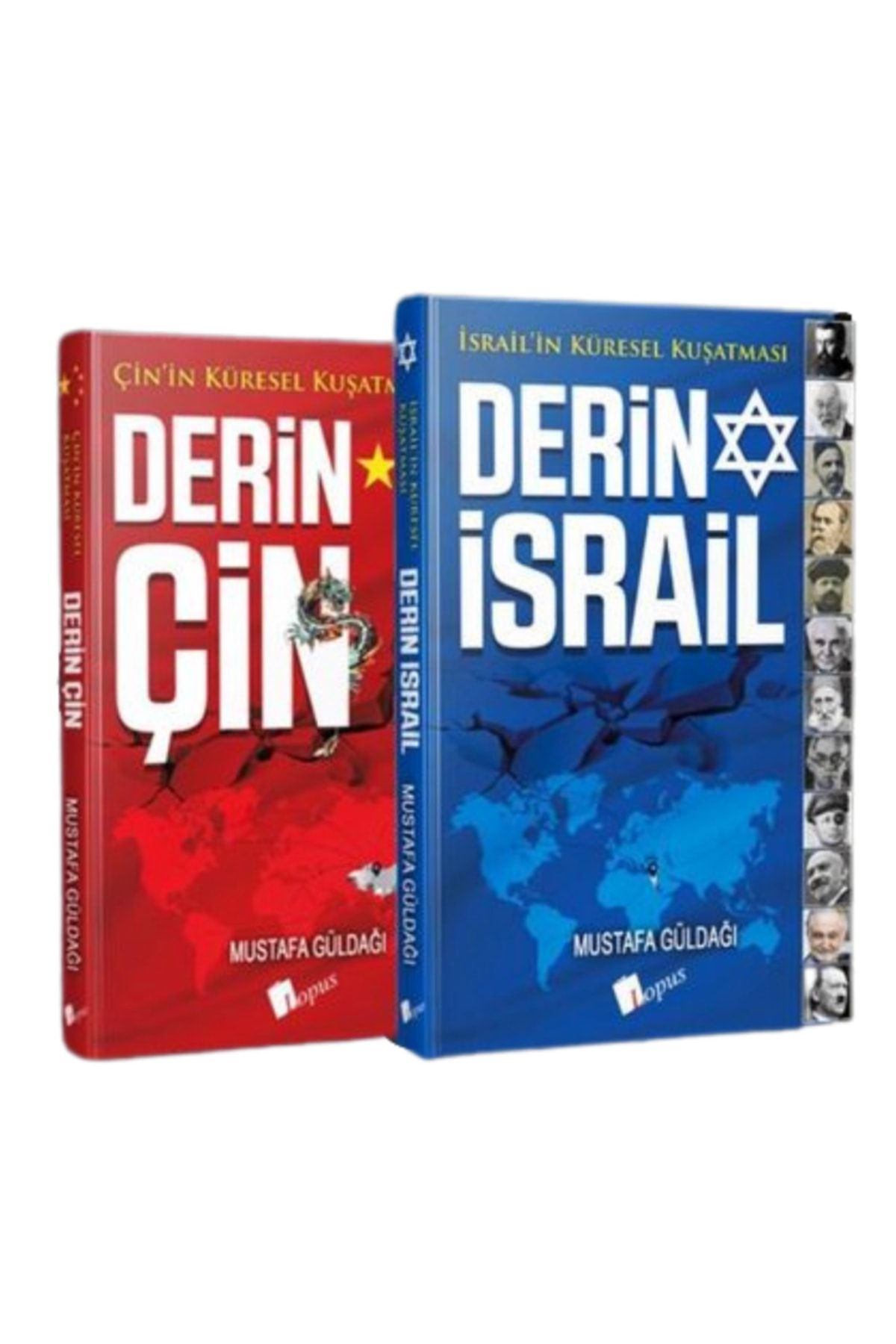 Lopus Yayınları Derin Çin - Derin Israil 2 Kitap Set / Mustafa Güldağı