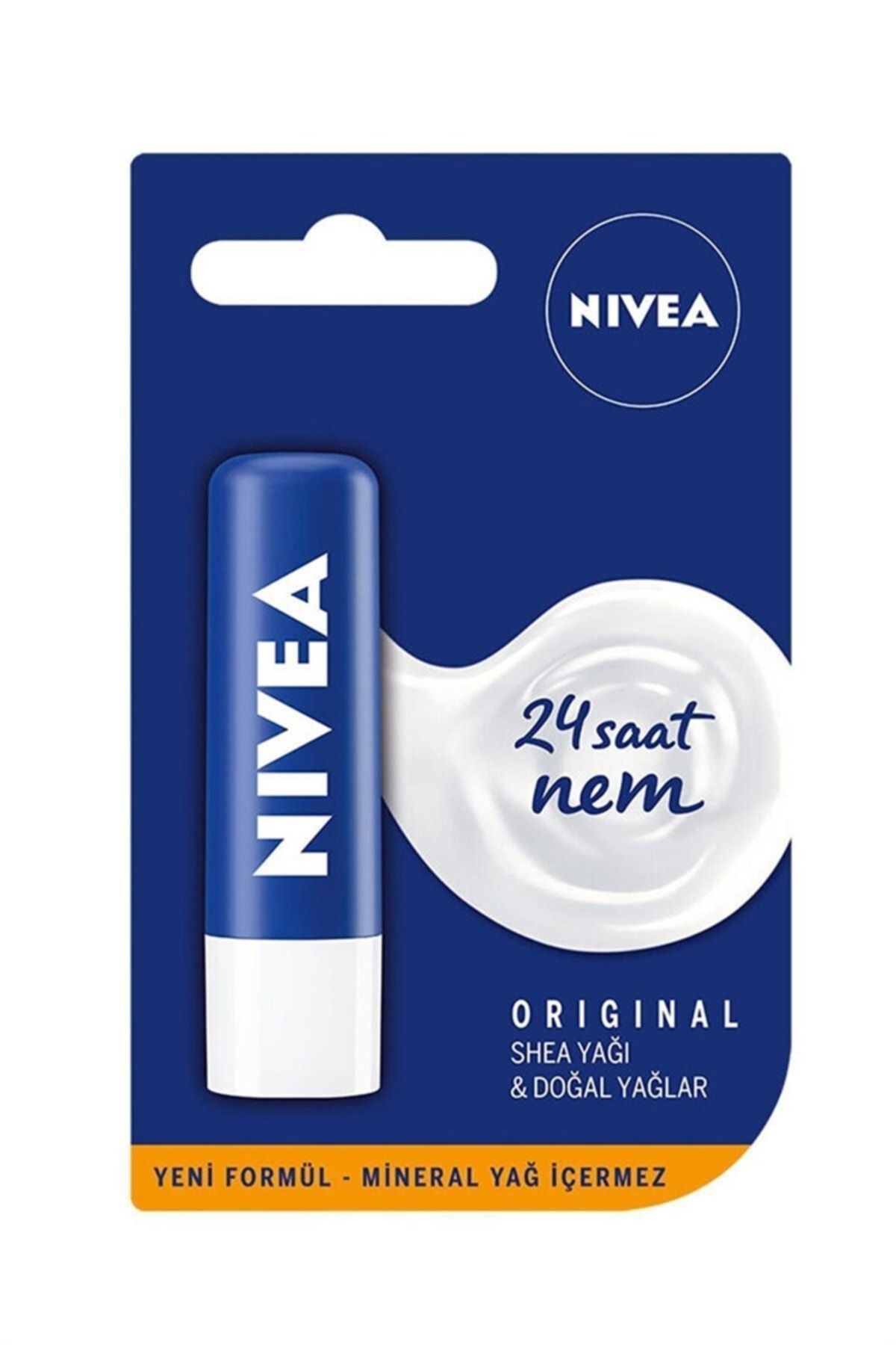 NIVEA Dudak Bakım Kremi Lip Stick Orginal 4,8 Gram