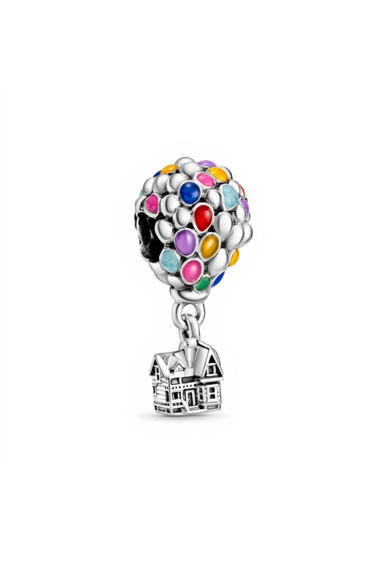 Genel Markalar 925 Ayar Gümüş Disney Up - Ev Ve Balonlar Charm