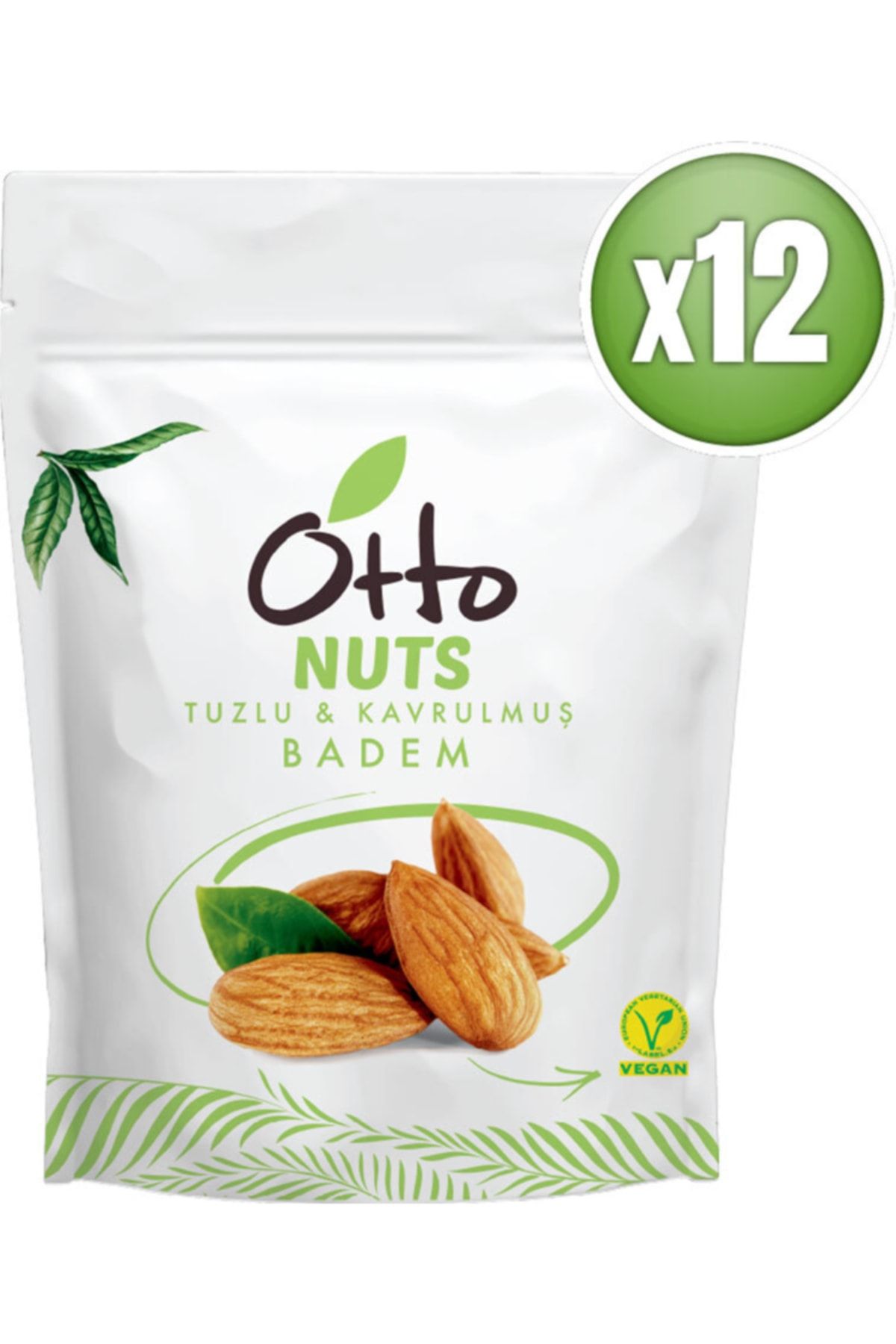 Otto Nuts Vegan Kavrulmuş Badem 12 X 150 g