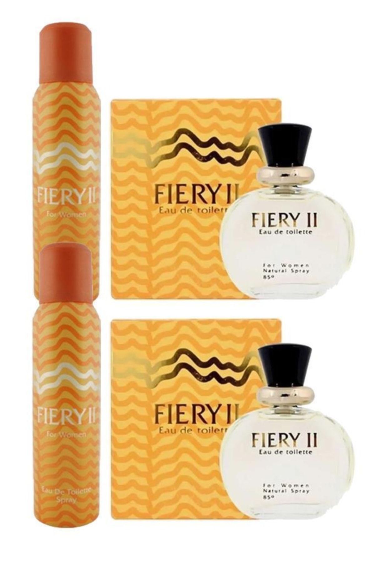 Akat Gardi fiery 2 Kadın EDT  Parfüm Ve Deodorant Seti X2