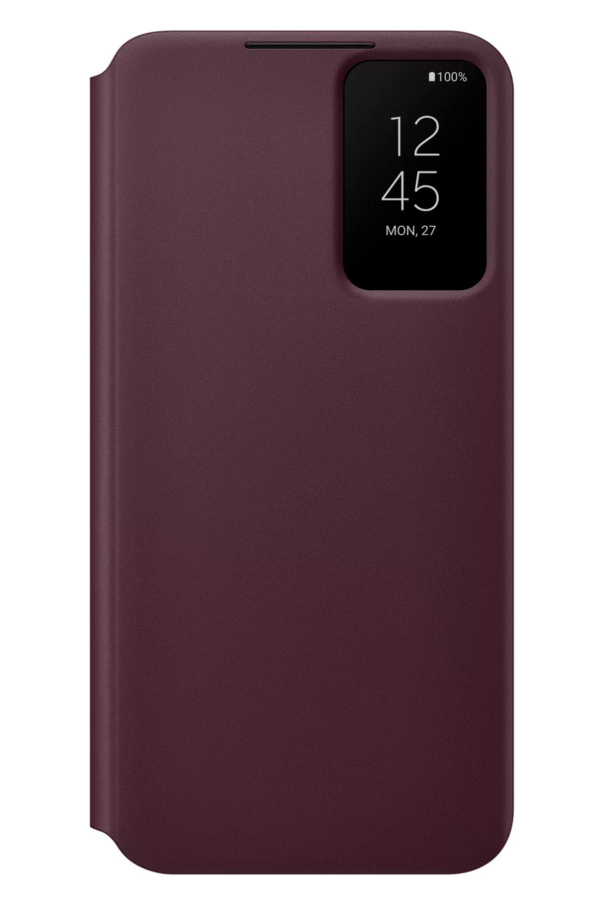 Samsung Galaxy S22 Plus Orijinal Smart Clear View Kılıf - Bordo