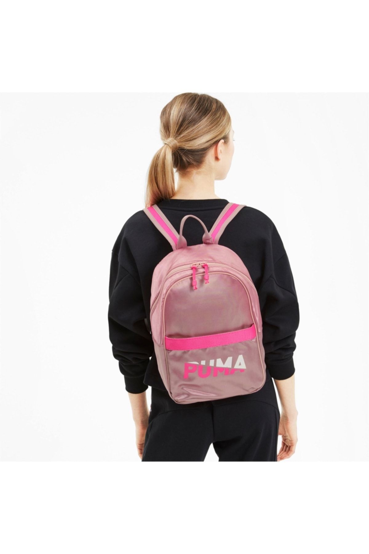 Puma Kadın Pembe Core Base Backpack Spor Ekipmanı Çanta