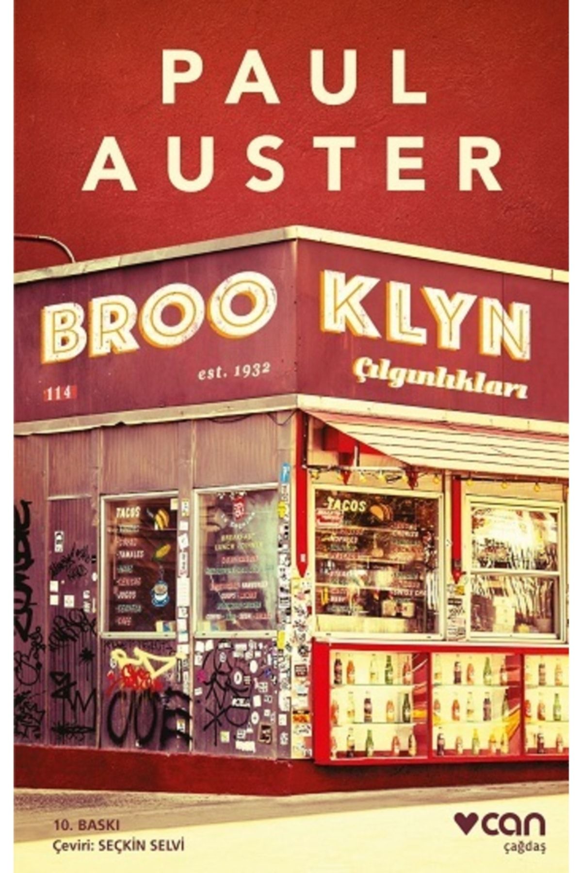 Can Sanat Yayınları Brooklyn Çılgınlıkları - Paul Auster