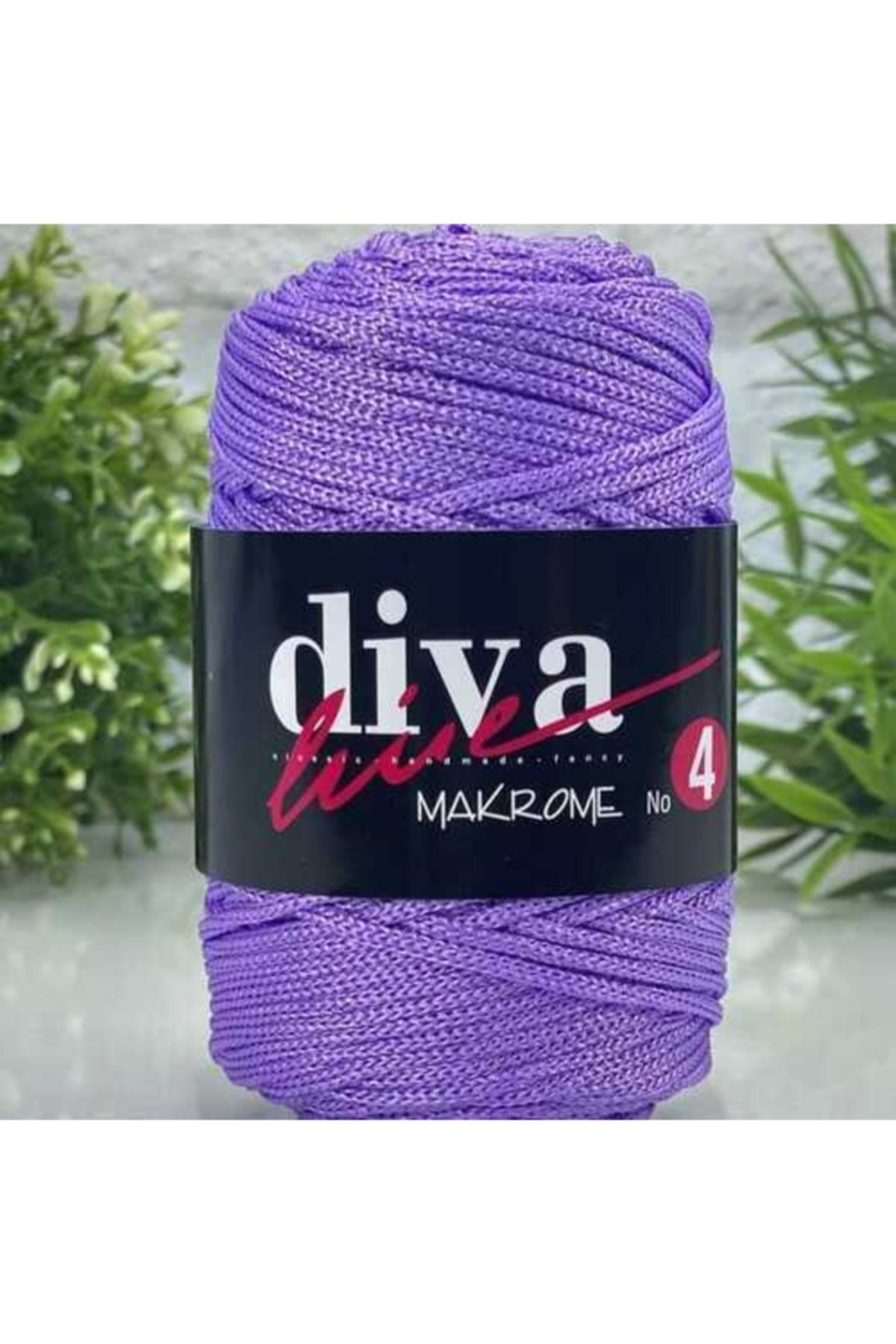 Diva İplik Diva Line Diva Makrome Ipi Kalın (no:4) 130 Lila
