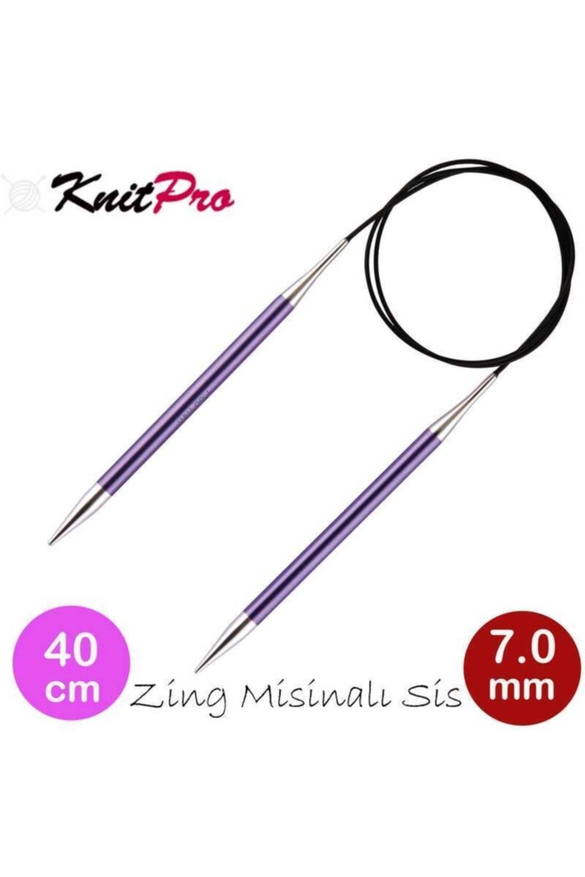 KnitPro (47075) Knıtpro Zing Misinalı Şiş 40 Cm 7mm