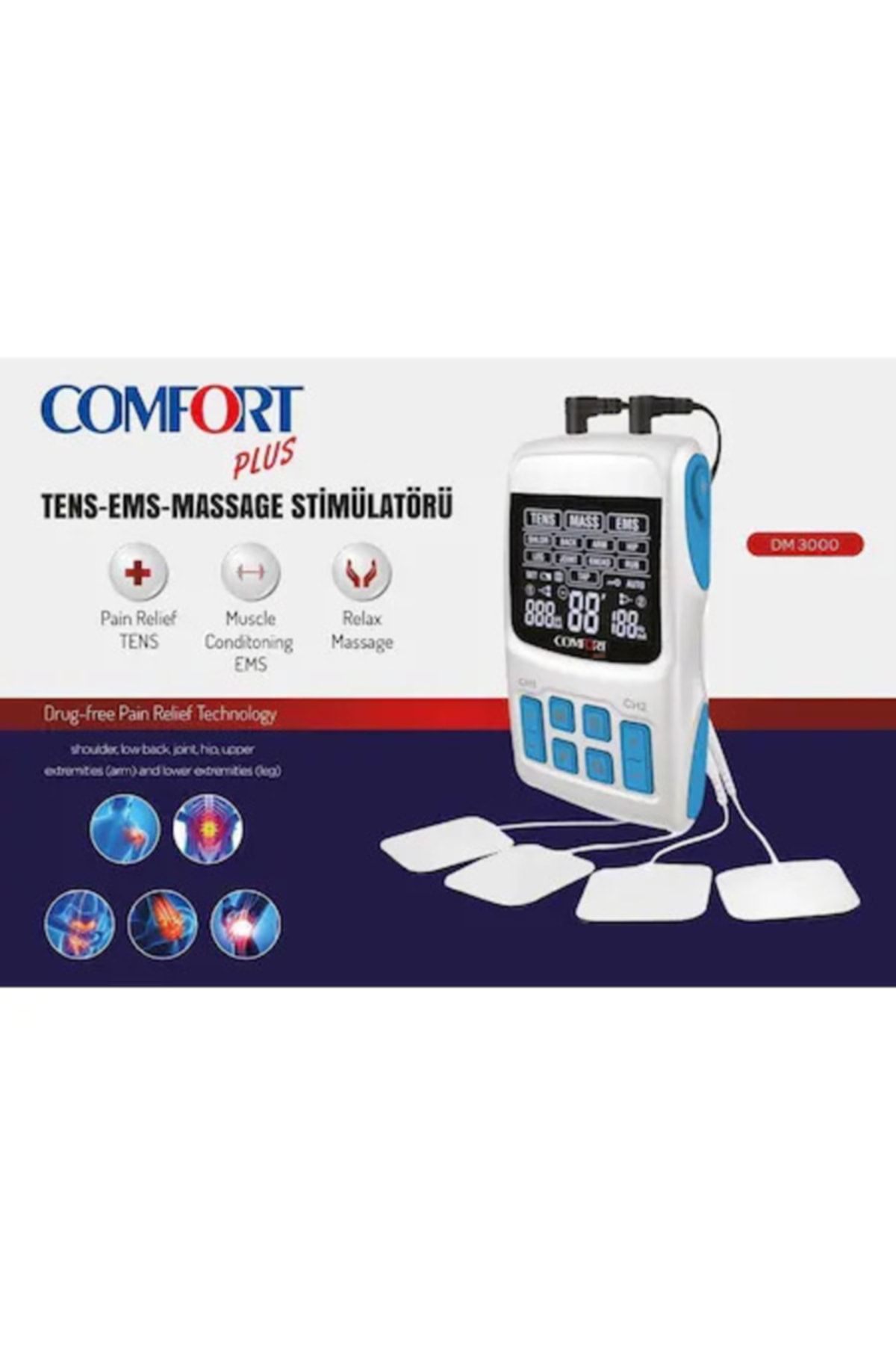 Comfort Plus Comfort Dm 3000 Dijital Masaj/ems/tens Cihazı Aleti