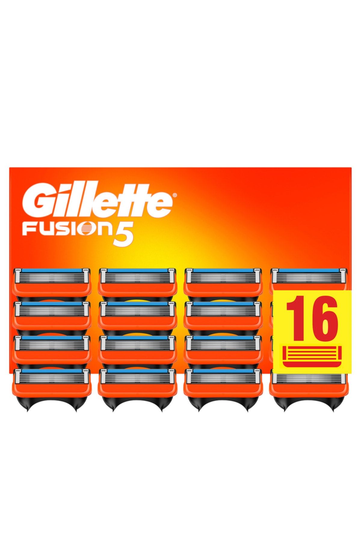 Gillette Fusion Yedek Tıraş Bıçağı 16'lı