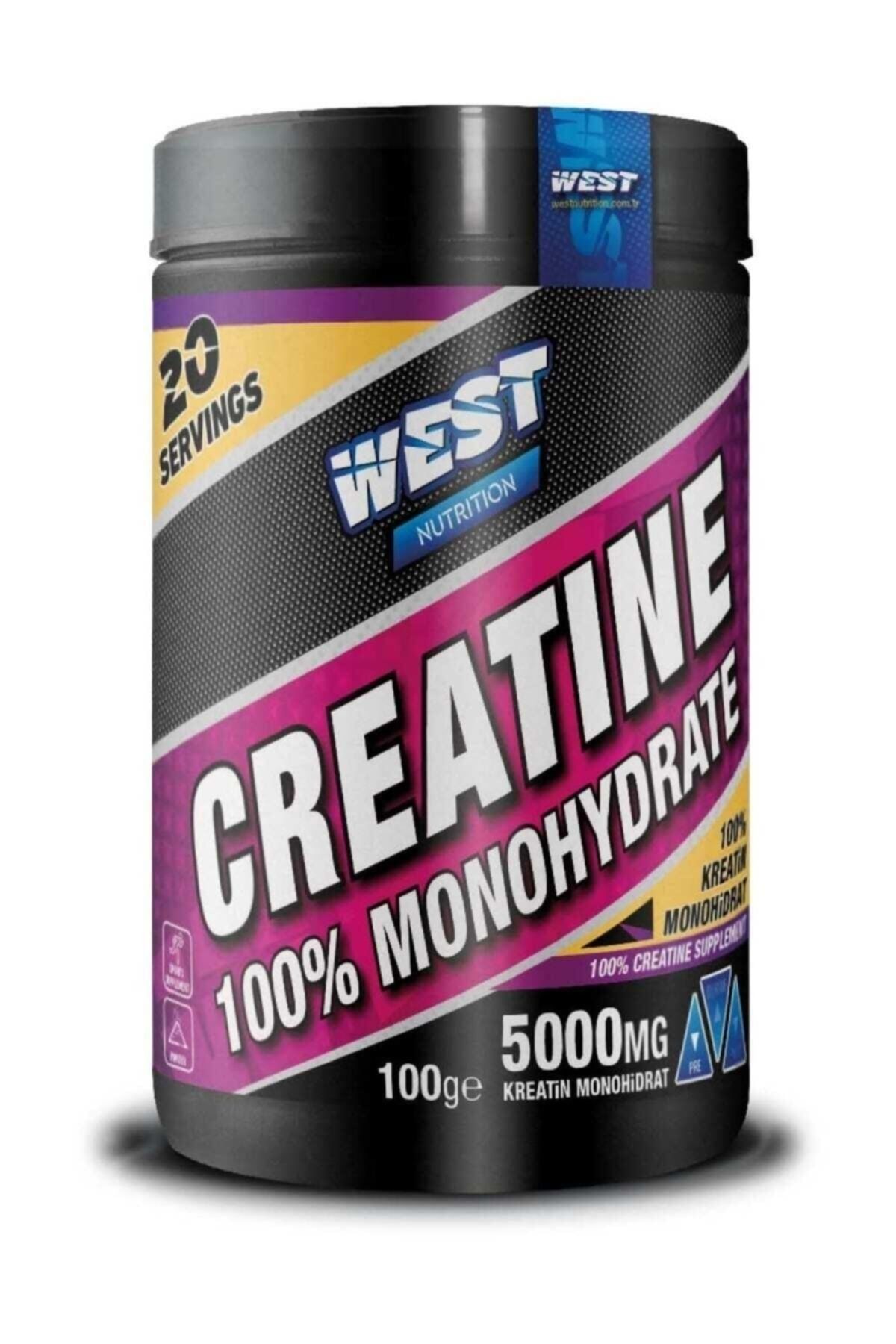West Nutrition Kreatin Monohidrat Creatine 100 gr Aromasız