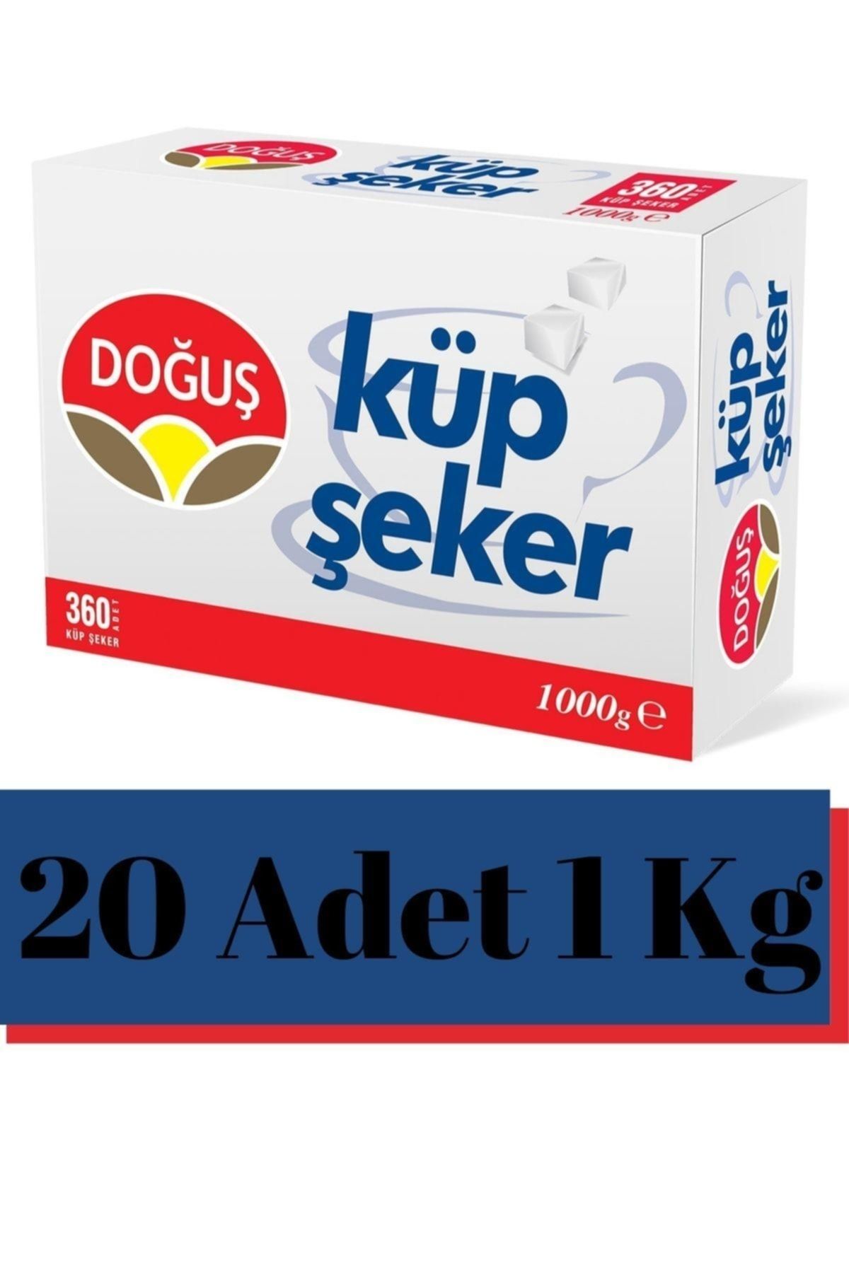 Doğuş Küp Şeker 360'lı 1 Kg 20 Adet