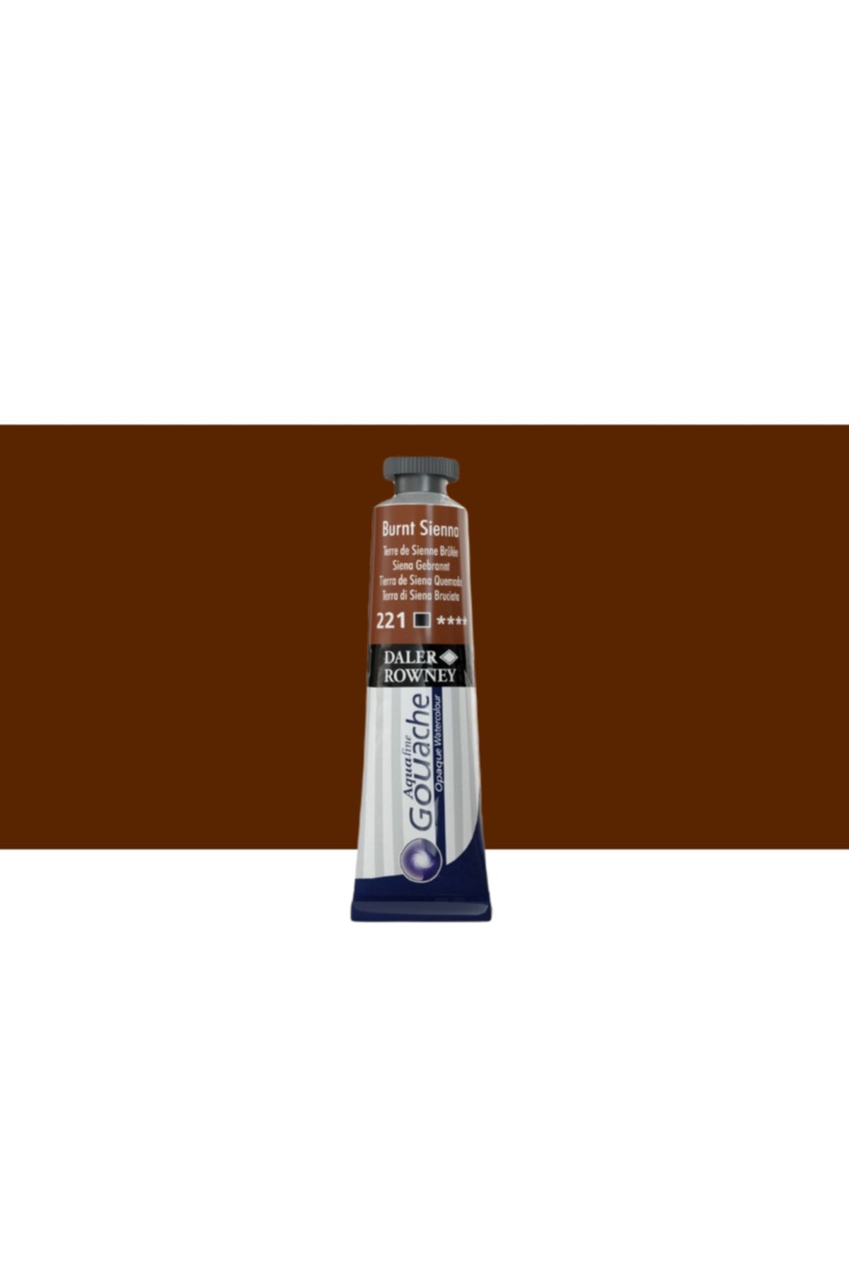 Daler Rowney Aquafine Guaj Boya Tüp 15ml 221 Burnt Sienna