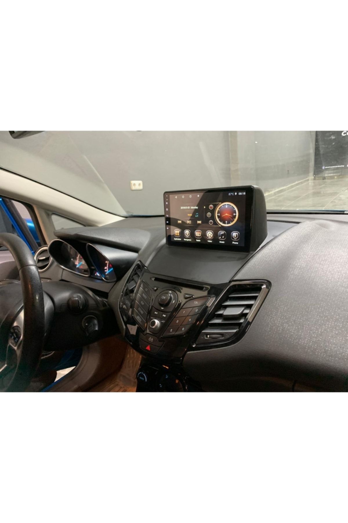 demirusta Ford Fiesta Android Navigasyon Wifi Mobil Tv Dvd Kamera Hediye