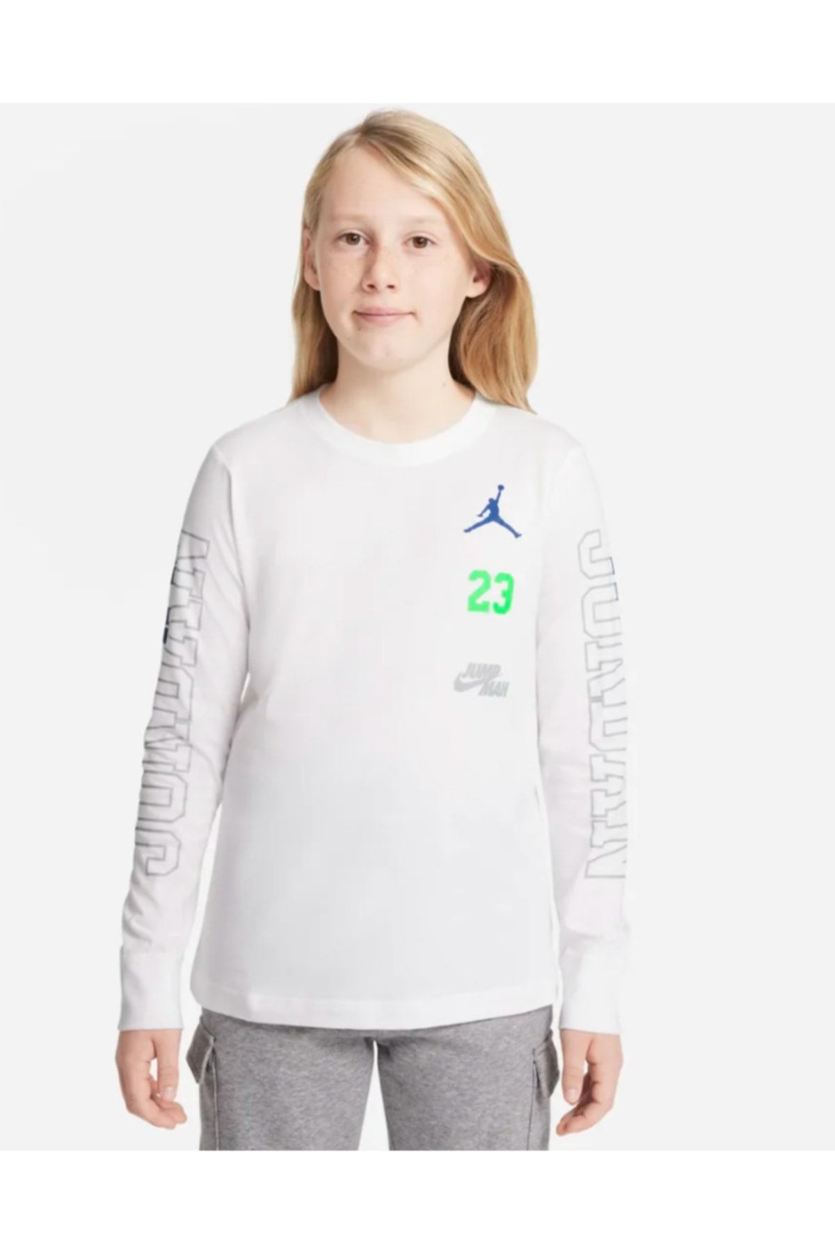 Nike Jordan Jdb Jordan Swıtch Ls Tee Erkek Çocuk Sweatshırt 95b254-001