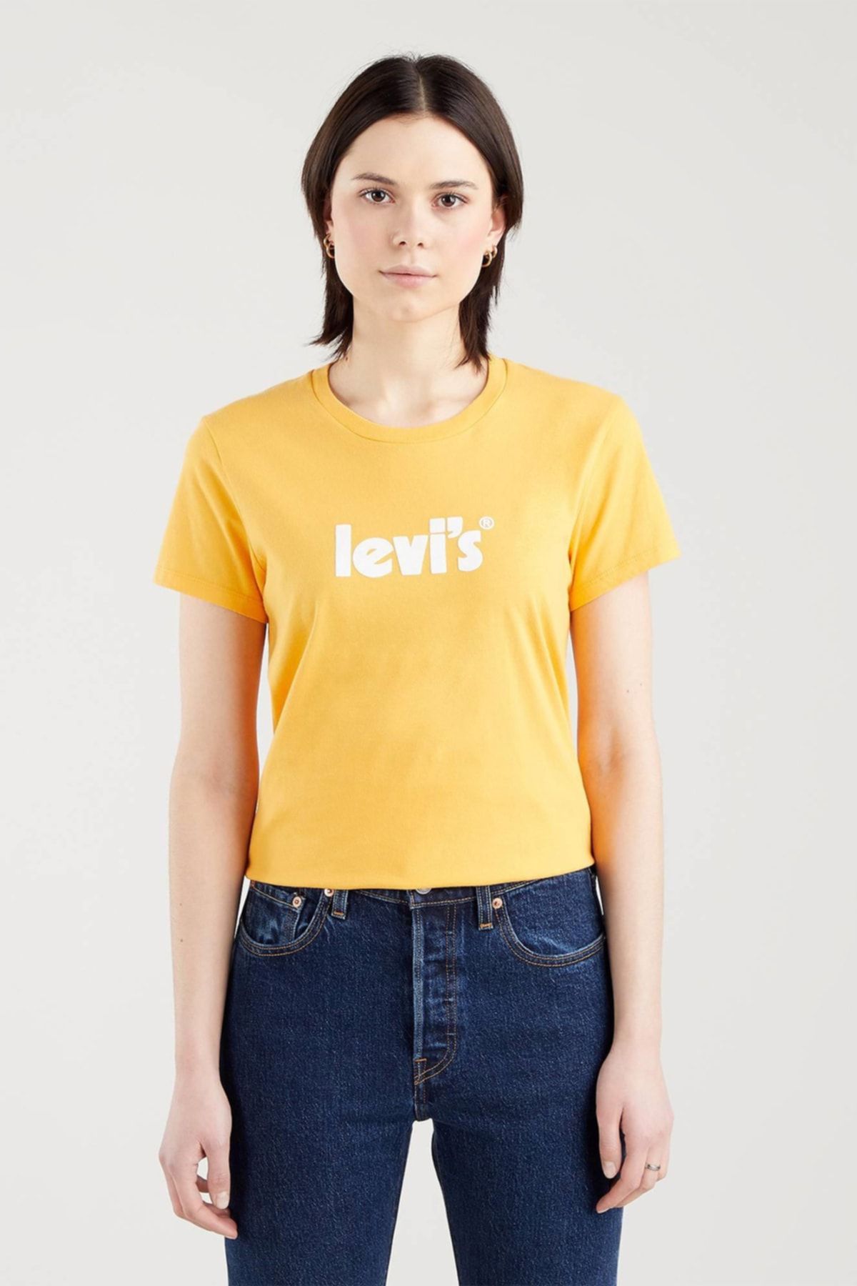 Levi's Kadın T-shirt Perfect Tee Poster Logo - 17369-1804