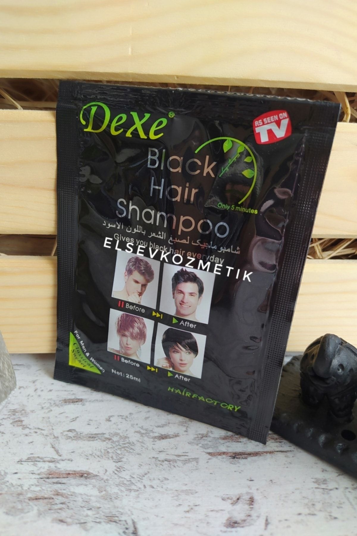 Dexe Saç Siyahlatan Şampuan Tek Kullanımlık 25 Ml Elsevkozmetik