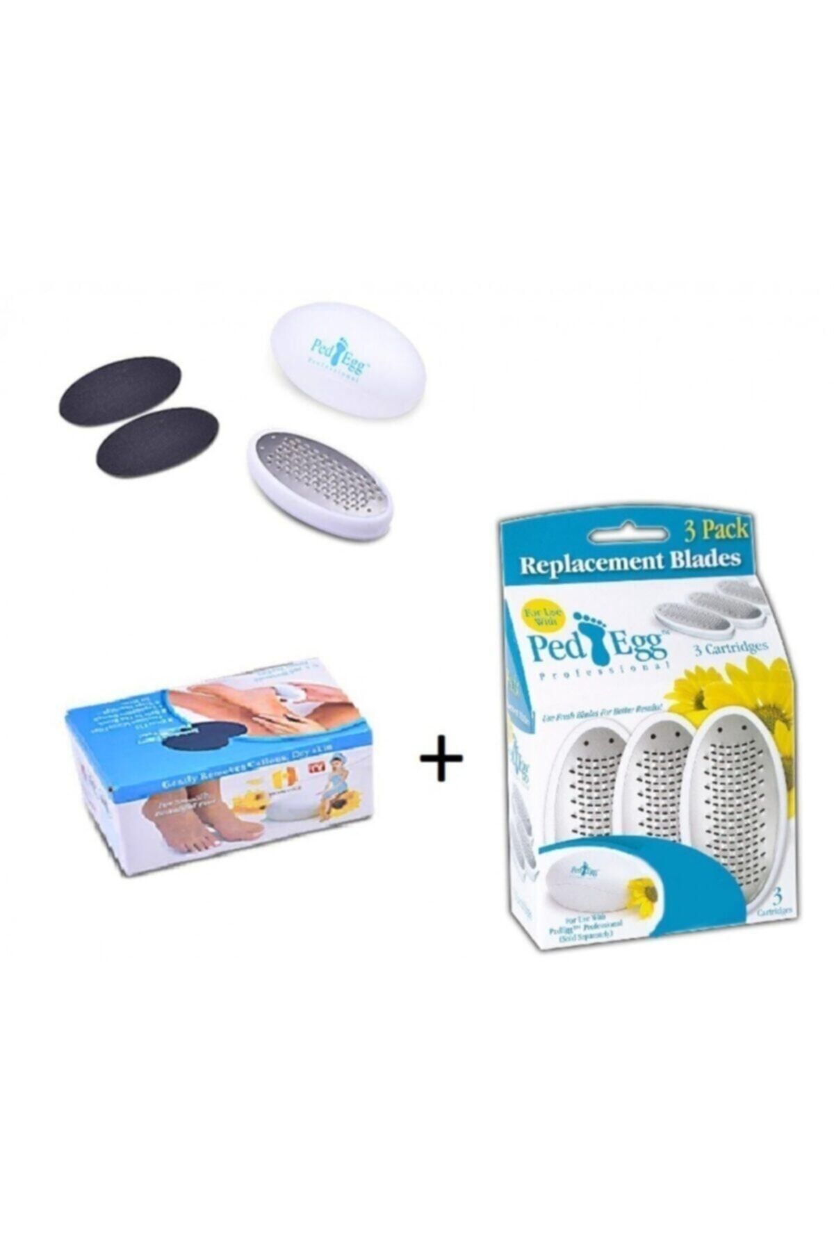 CMT 3 Yedek Başlıklı Ped Egg Topuk Törpüsü