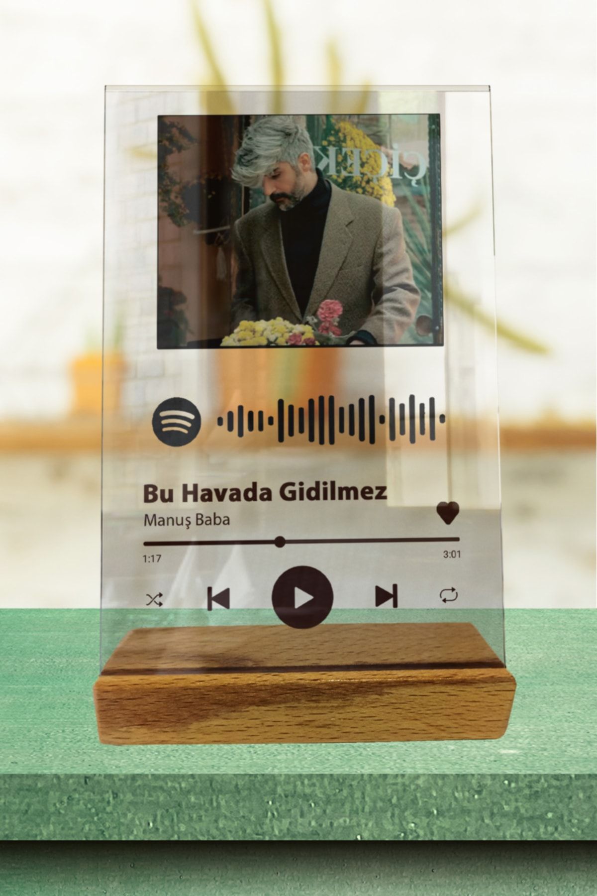 Eser Reklam Manuş Baba - Bu Havada Gidilmez - Spotify Şarkı Barkodlu Masaüstü Plak