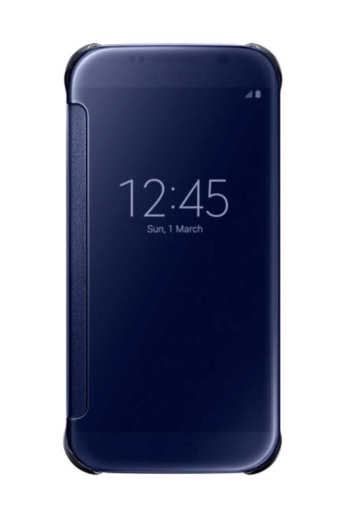 BANG & OLUFSEN Samsung Galaxy S6 Orjinal Clear View Cover - Siyah EF