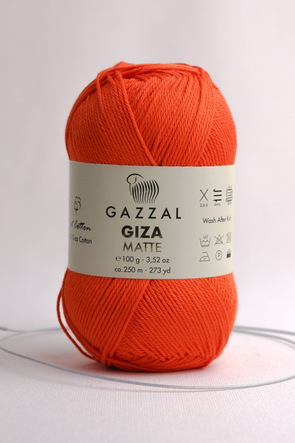 Gazzal Gıza Matte 100 Gr Giza Pamuk Amigurumi Punch El Örgü Ipligi Taka Yarn (5565 Gmt)