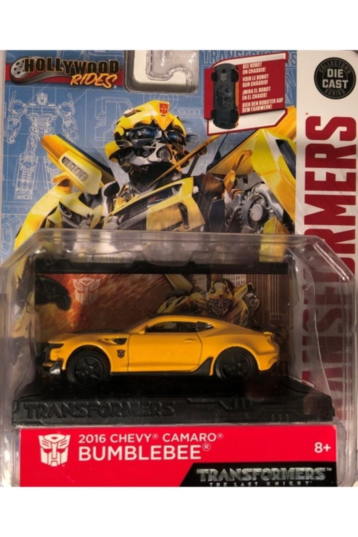 Jada Toys Transformers Hollywood Rıdes Özel Lısanslı Dıe Cast Serı Bumblebee 1:64 Ölçek