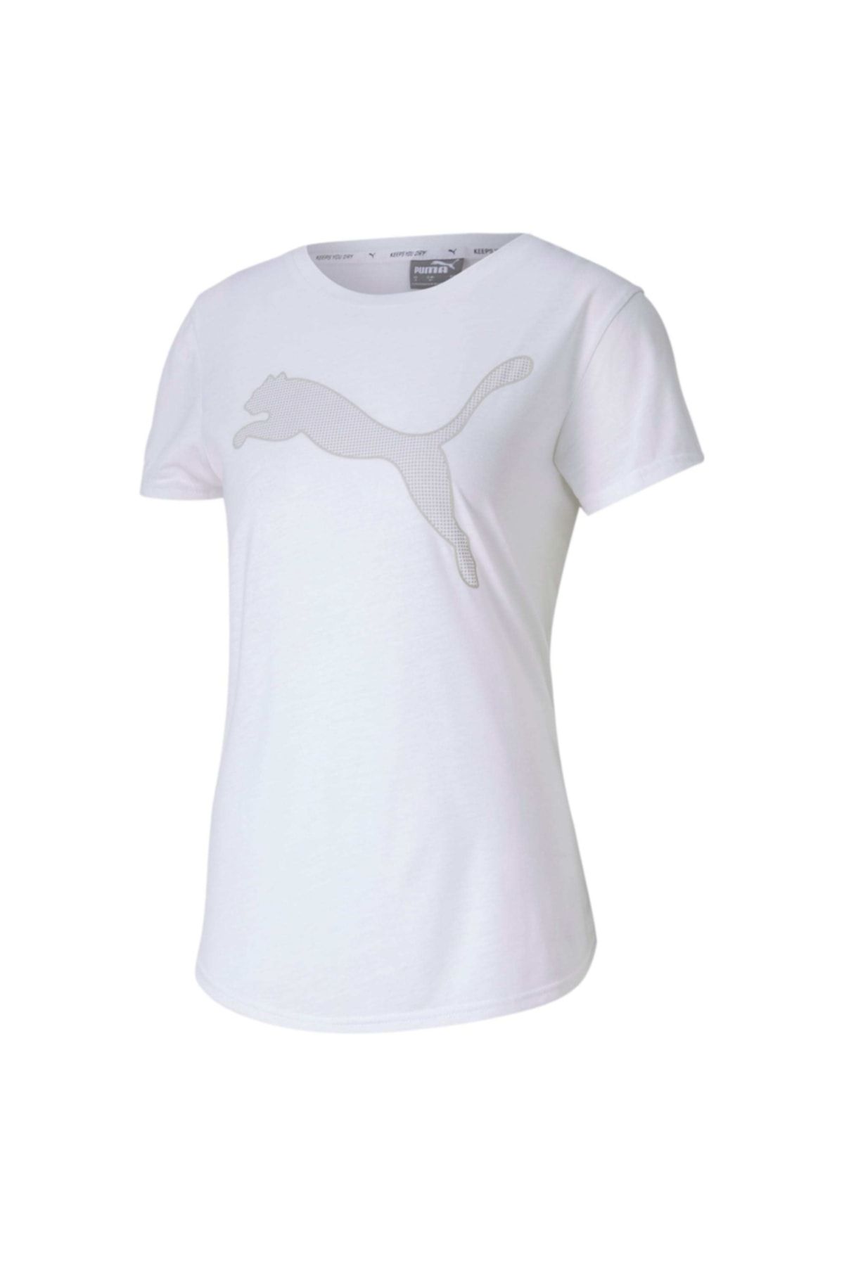 Puma EVOSTRIPE TEE Beyaz Kadın T-Shirt 100583655