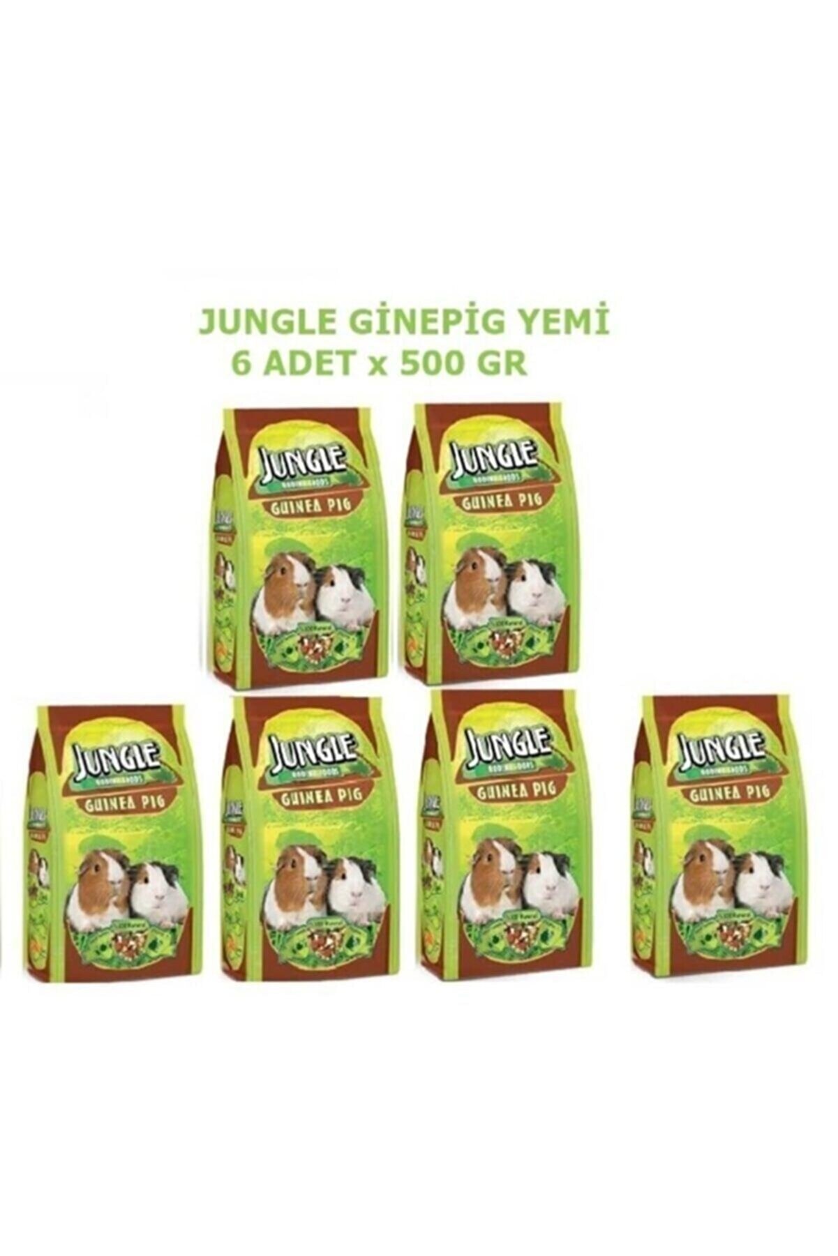 Jungle Ginepig Yemi 500 Gr X 6 Adet