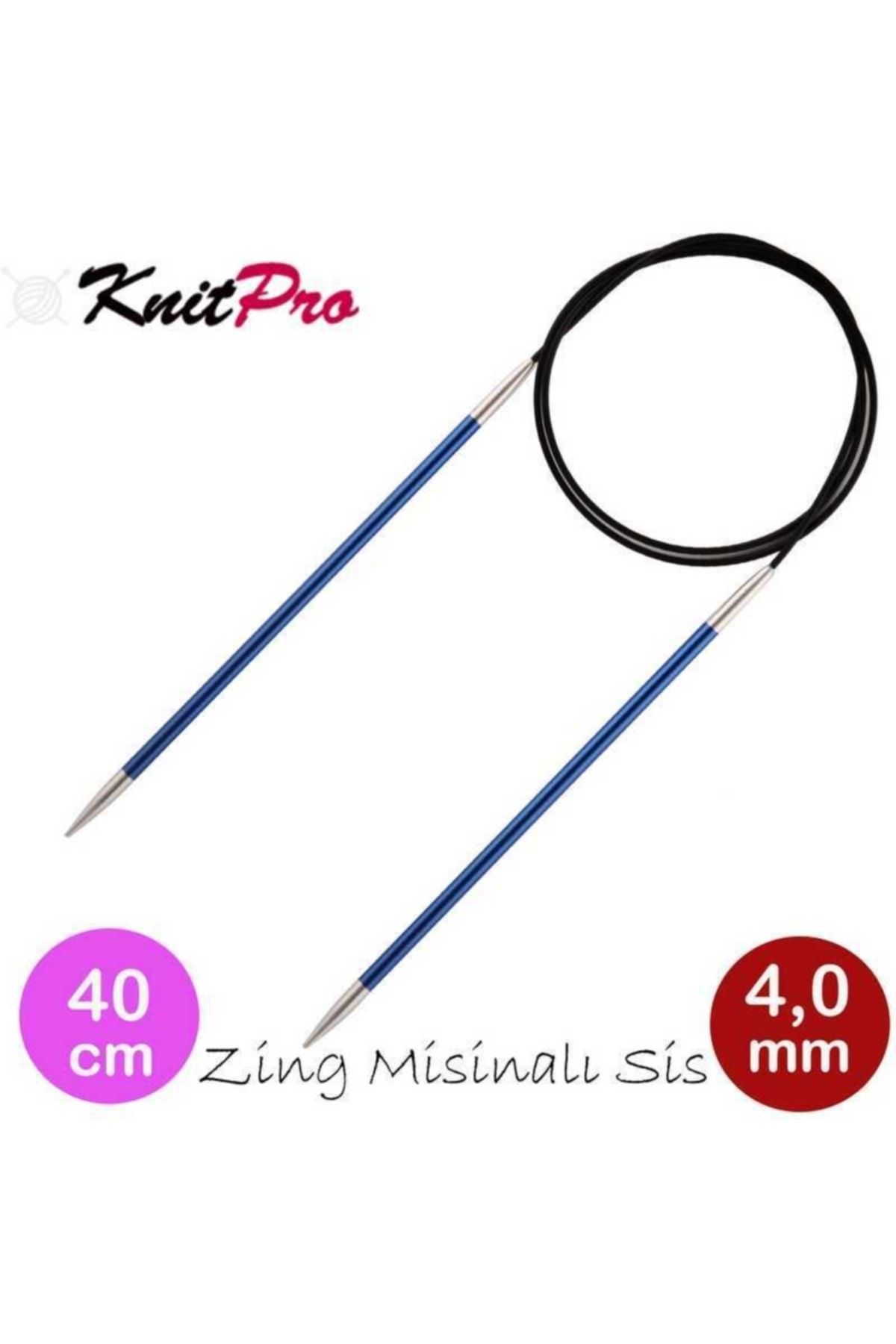 KnitPro (47069) Knıtpro Zing Misinalı Şiş 40 Cm 4mm