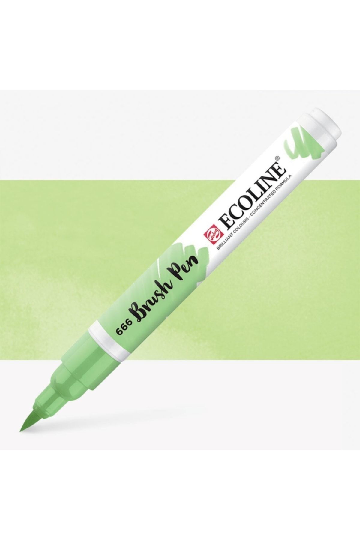 Talens Ecoline Suluboya Brush Pen Pastel Green 666