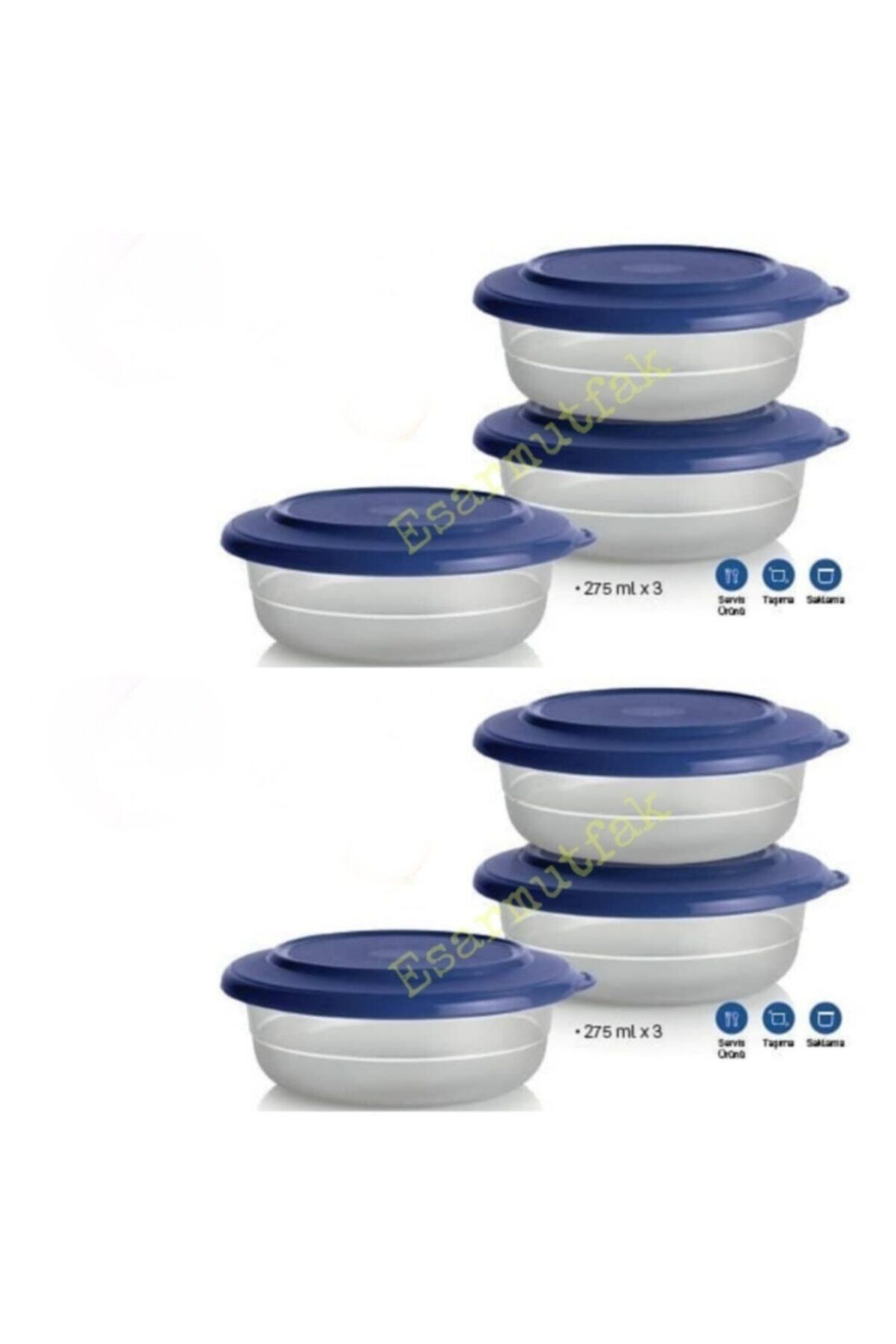 Tupperware 6lı Kristalin Kase Kahvaltılık 275ml