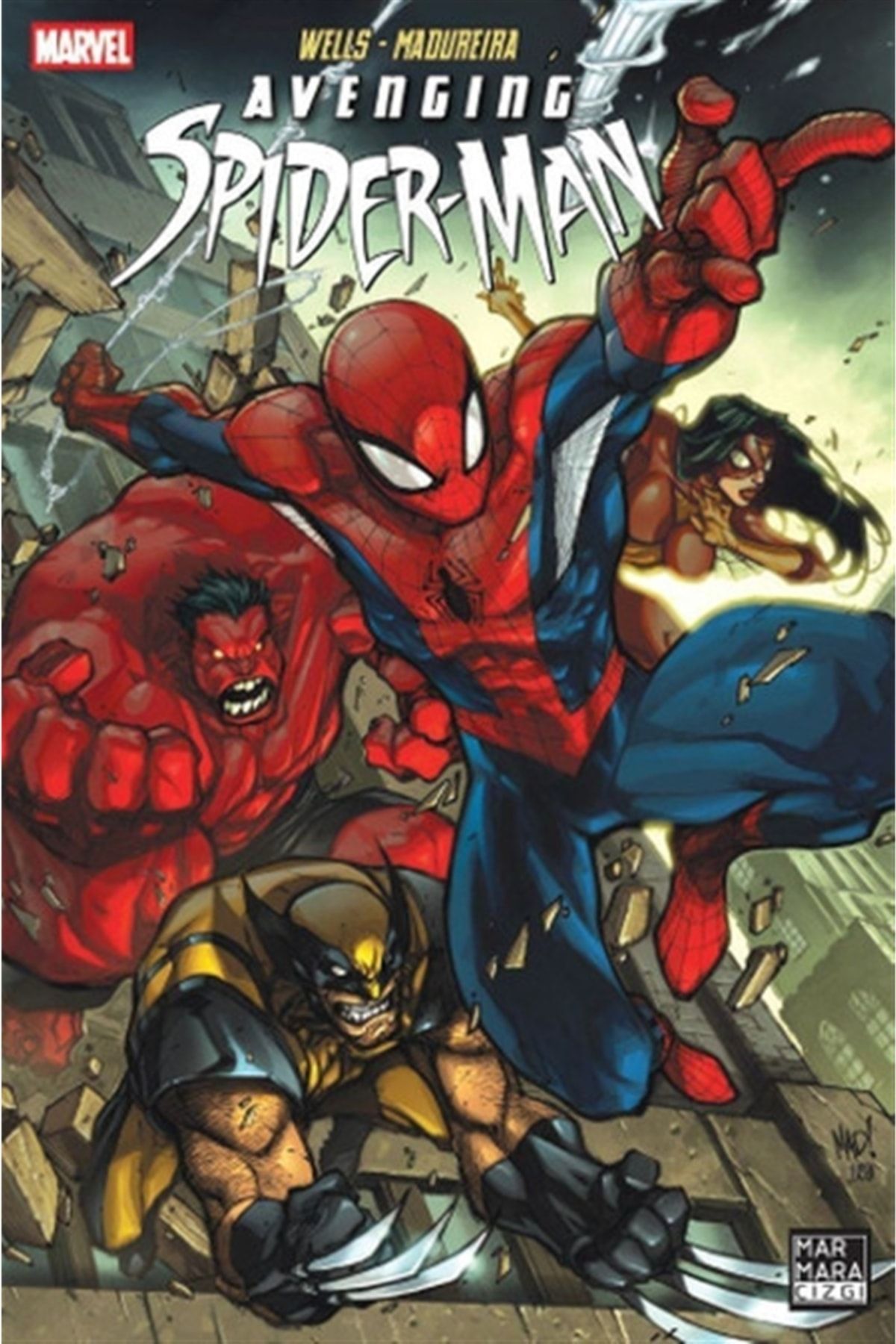 Genel Markalar Avenging Spiderman 1 - Red Hulk - Zeb Wells