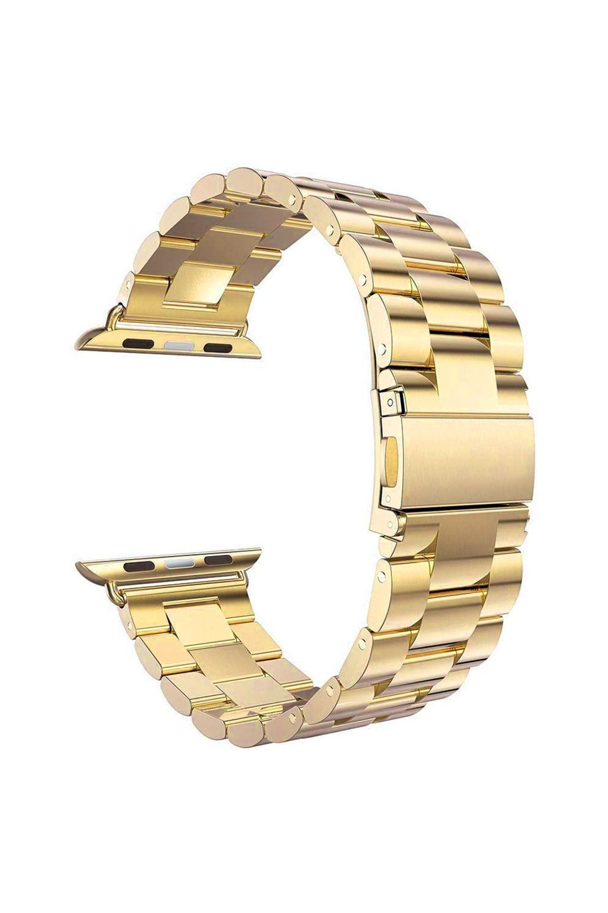 Microsonic Gold Apple Watch Series 6 44 mm Metal Stainless Steel Kordon