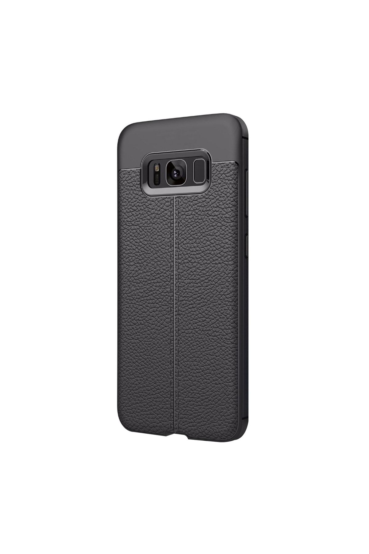 Microsonic Galaxy S8 Plus Kılıf, Caseup Niss Silikon Siyah