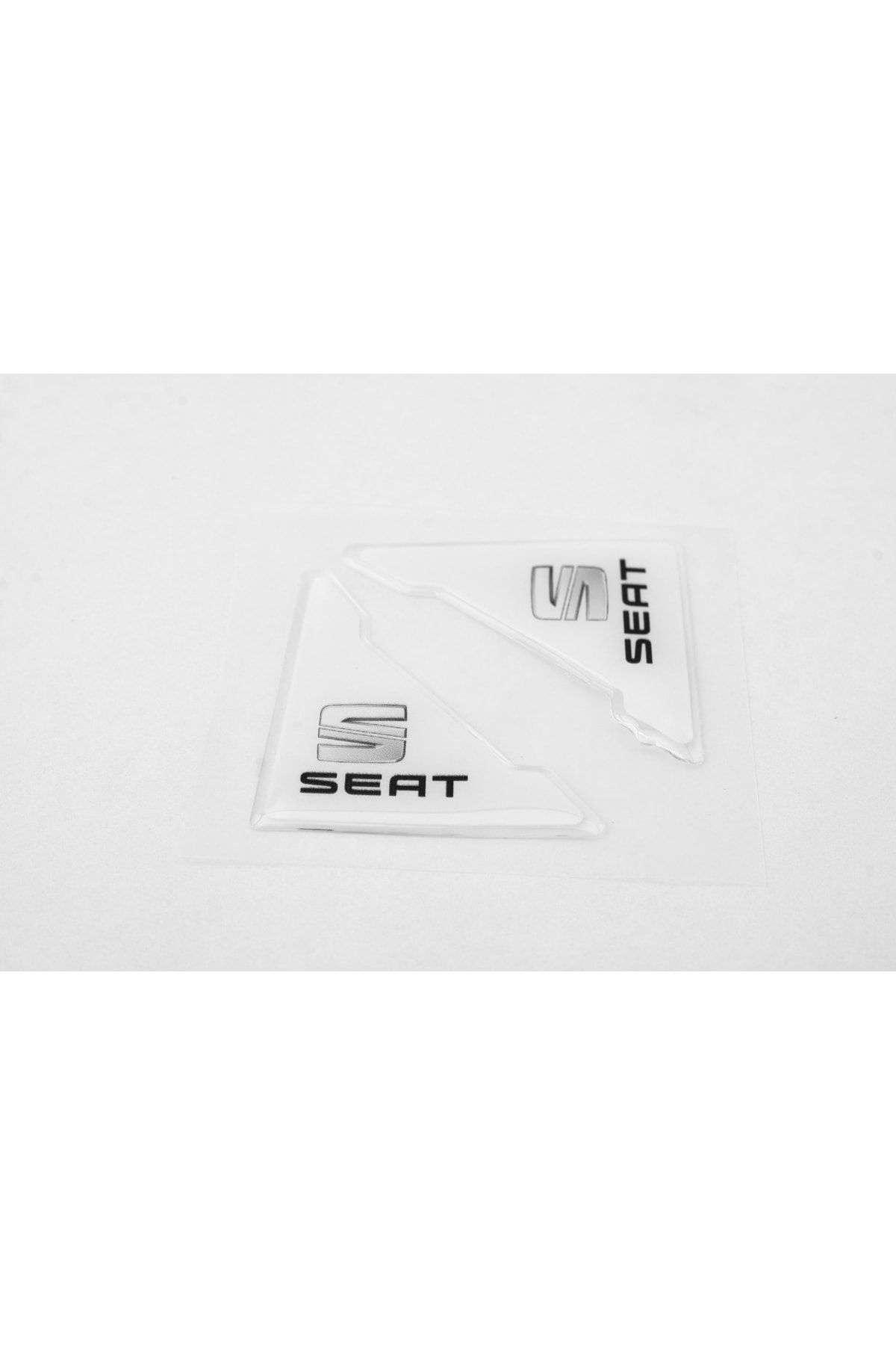 Flow Seat Özel Logolu Otomobil Kapı Çizik Darbe Koruma Silikon Beyaz Uyumlu