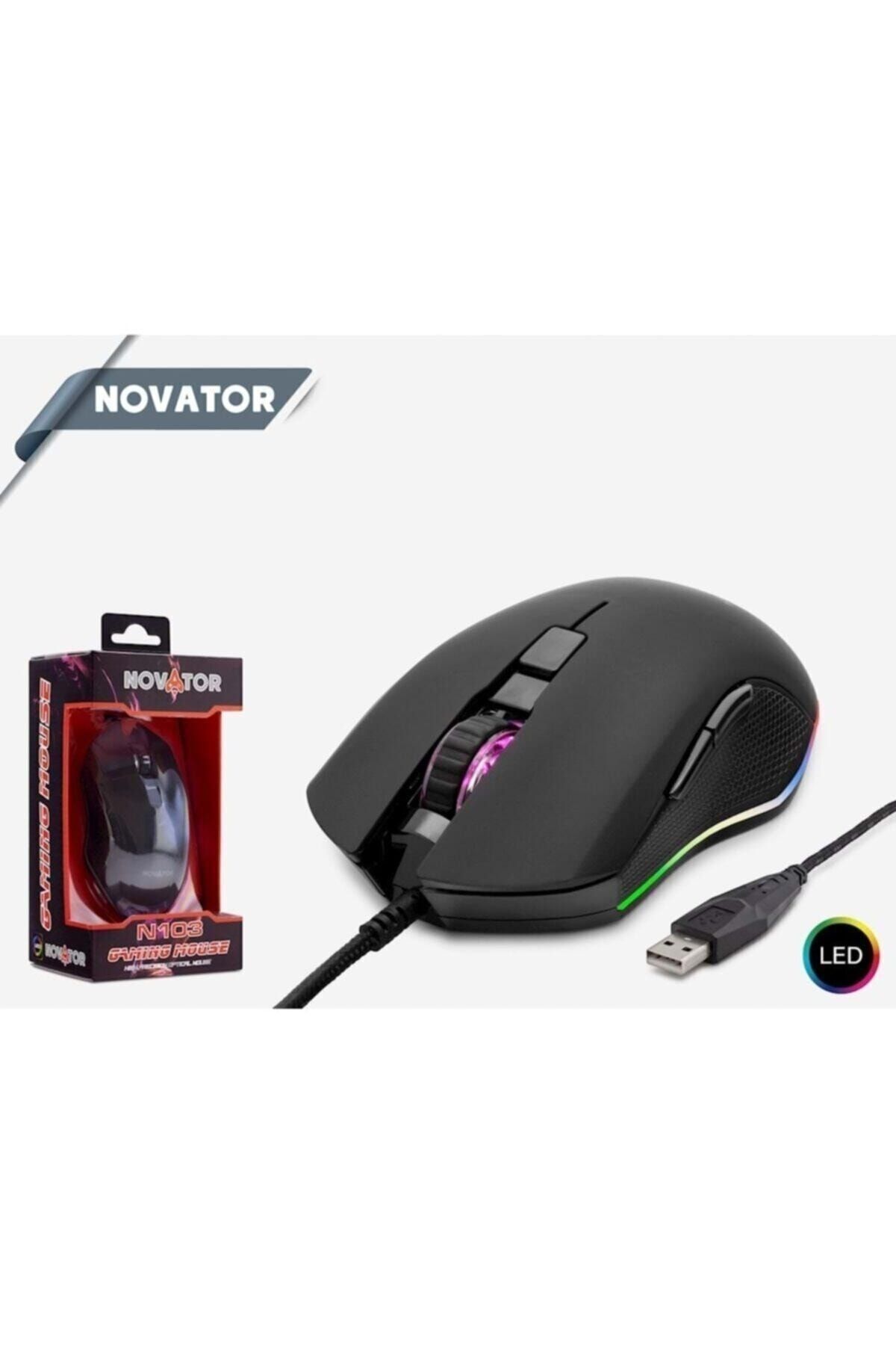 HADRON Novator N103/50 Oyun Mouse Ledli Şık Oyuncu Mouse Gaming-game Mouse