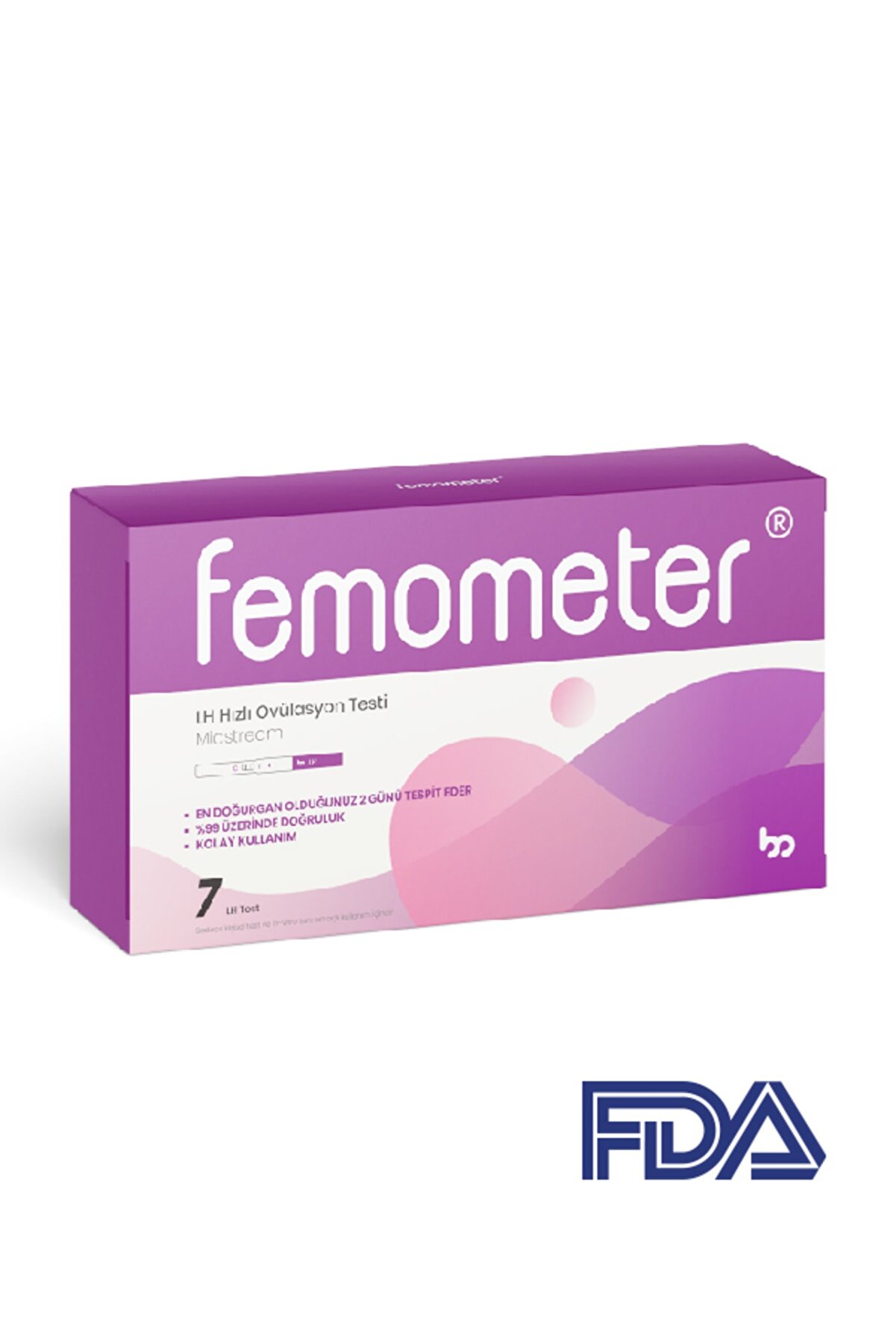 femometer ® Lh Hızlı Ovülasyon Testi 7'li (MİDSTREAM)