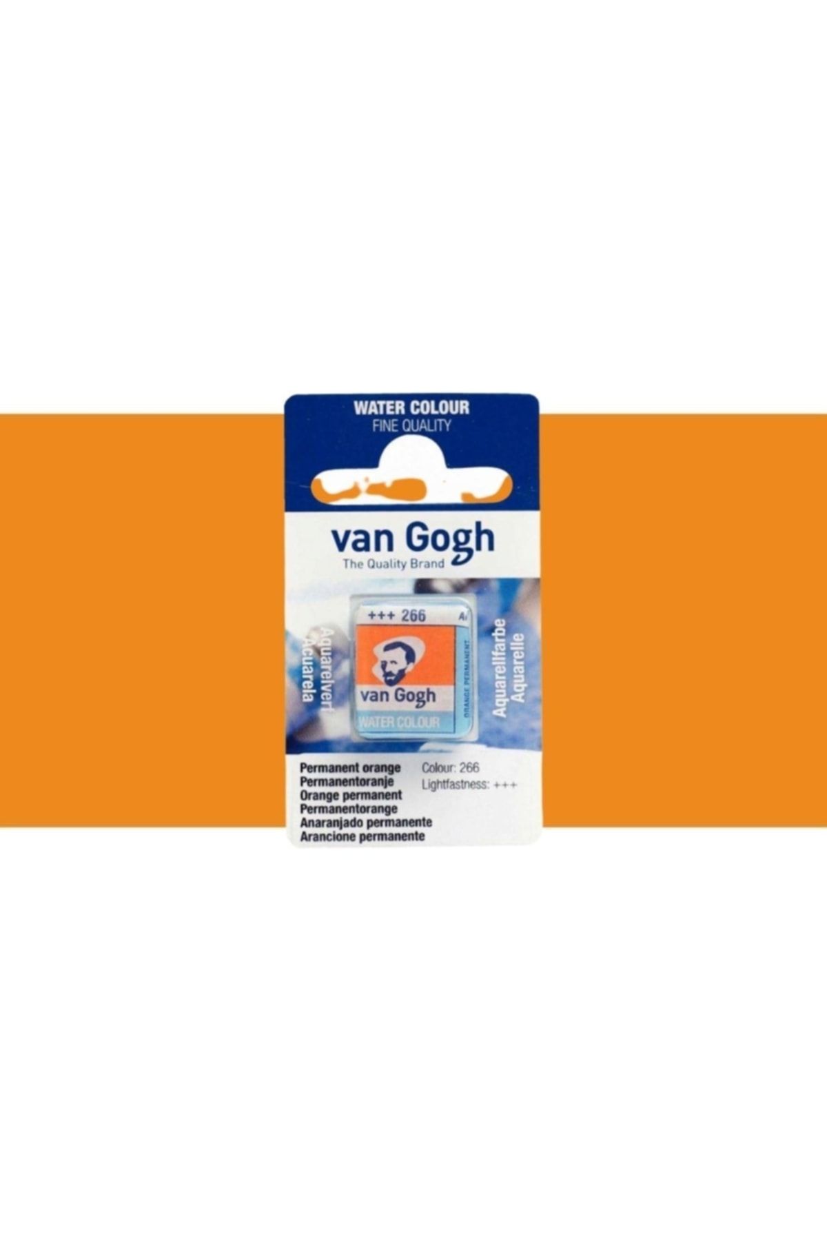 Van Gogh Sulu Boya Permanent Orange 266 (yarım Tablet)