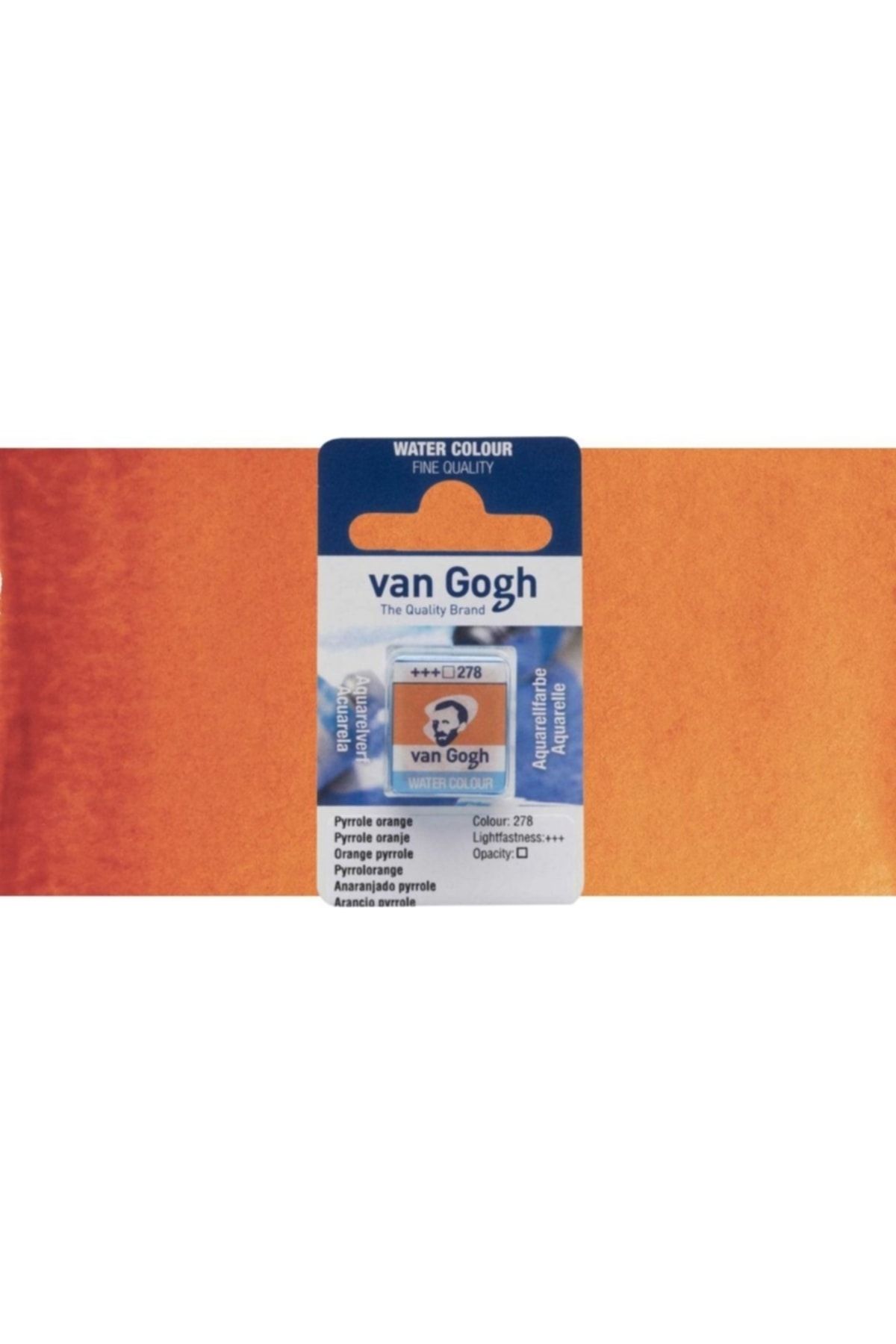 Van Gogh Sulu Boya Pyrrole Orange 278 (yarım Tablet)