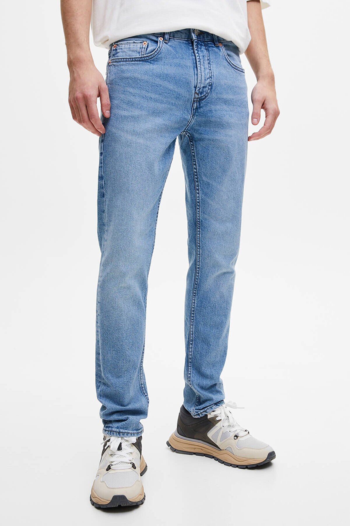 Pull & Bear Mavi Comfort Slim Fit Jean