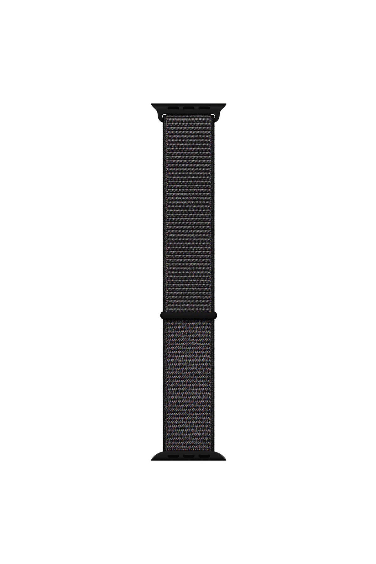 Microsonic Watch Series 6 44mm Hasırlı Kordon Woven Sport Loop Siyah