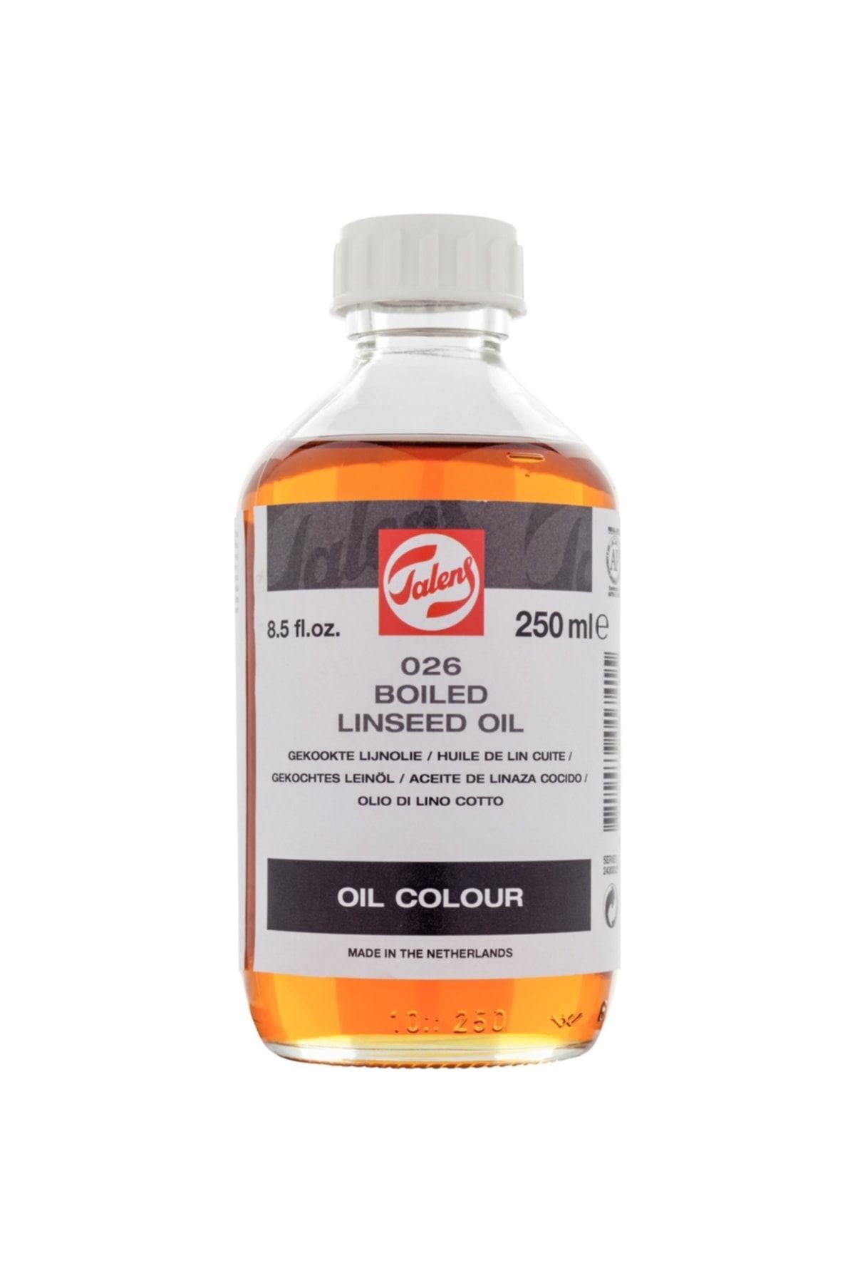 Talens Linseed Oil Boiled 026 250ml (kaynatılmış Keten Yağı)