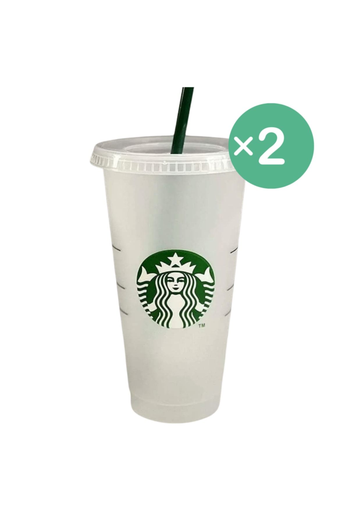 Starbucks Soğuk Içecek Için Seyahat Kupası X 2 Adet Cold To-go Cup - 709 Ml