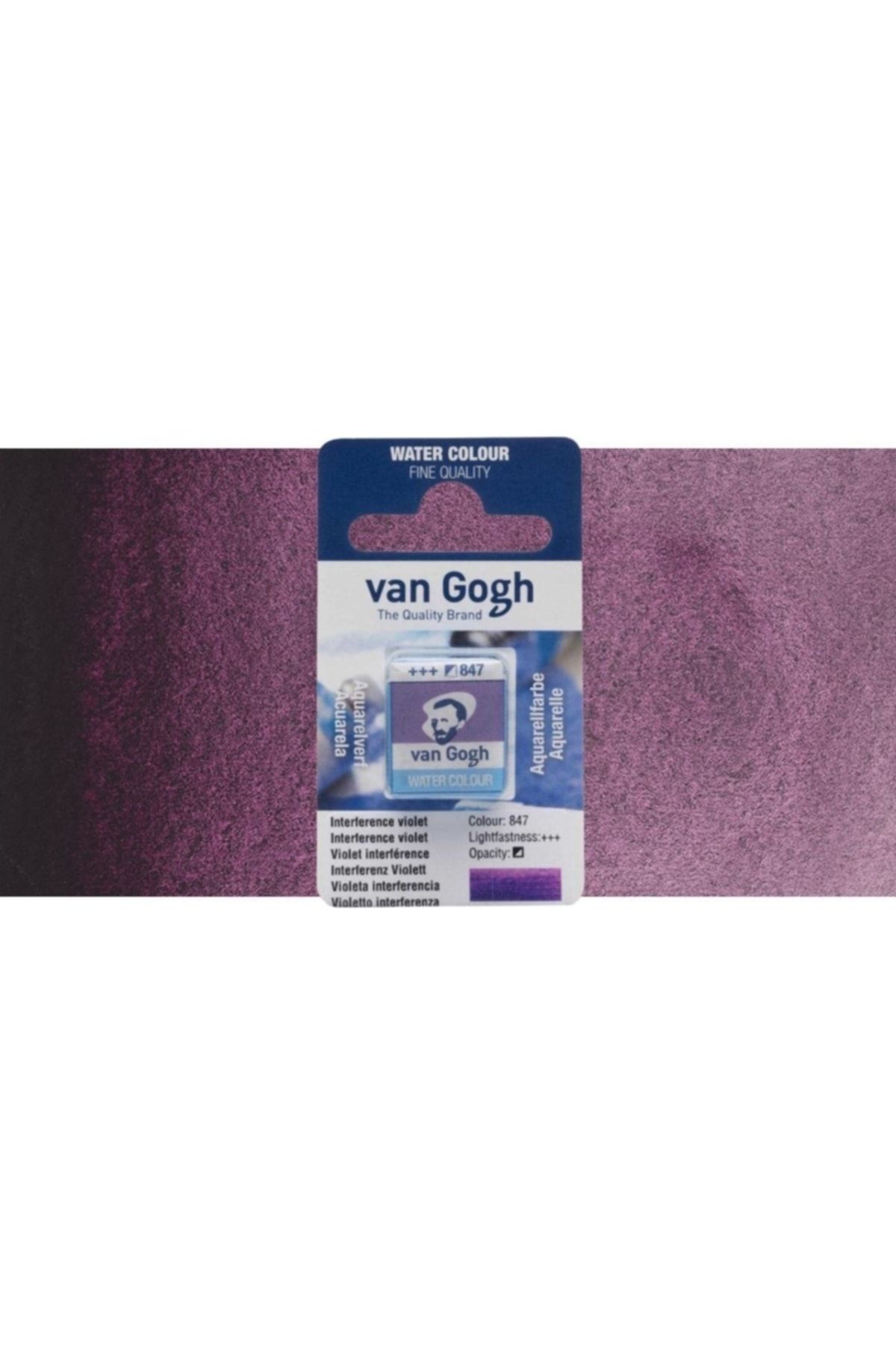 Van Gogh Sulu Boya Interference Violet 847 (yarım Tablet)