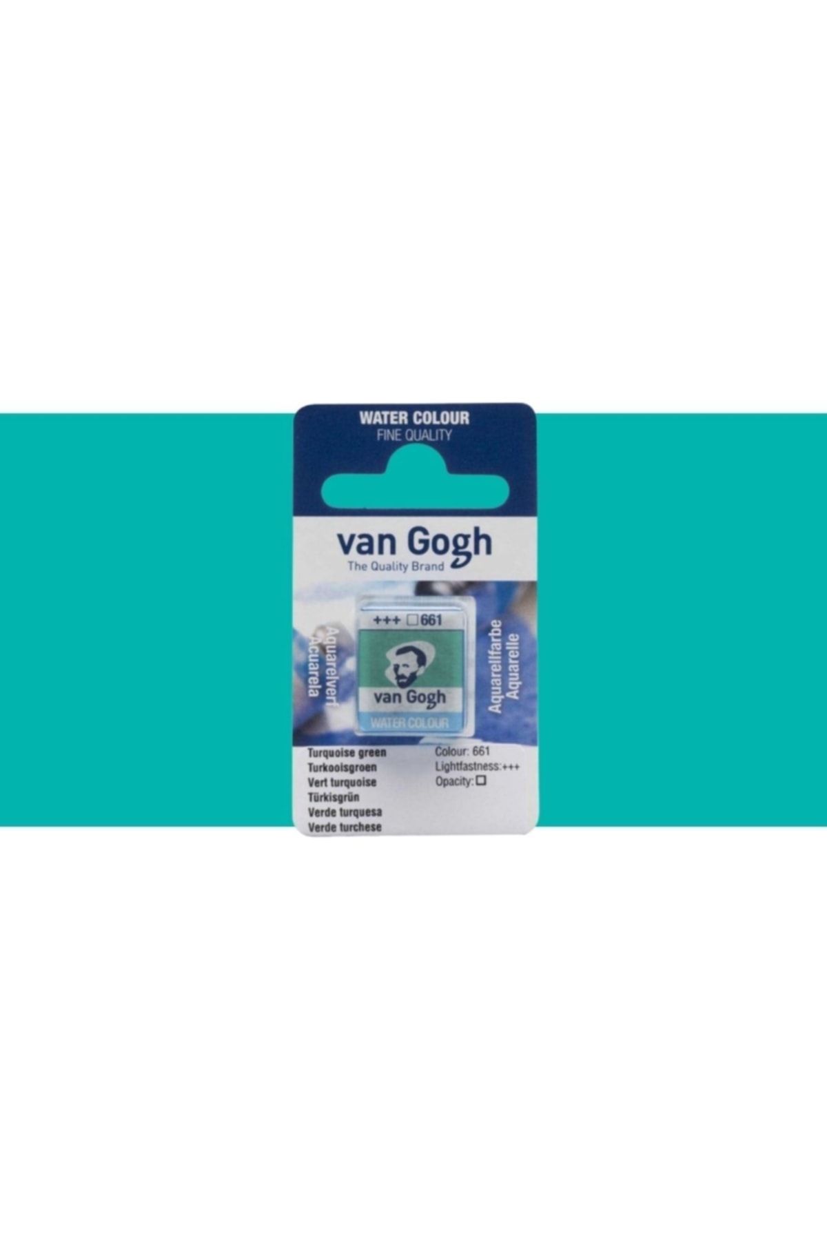 Van Gogh Sulu Boya Turquoise Green 661 (yarım Tablet)